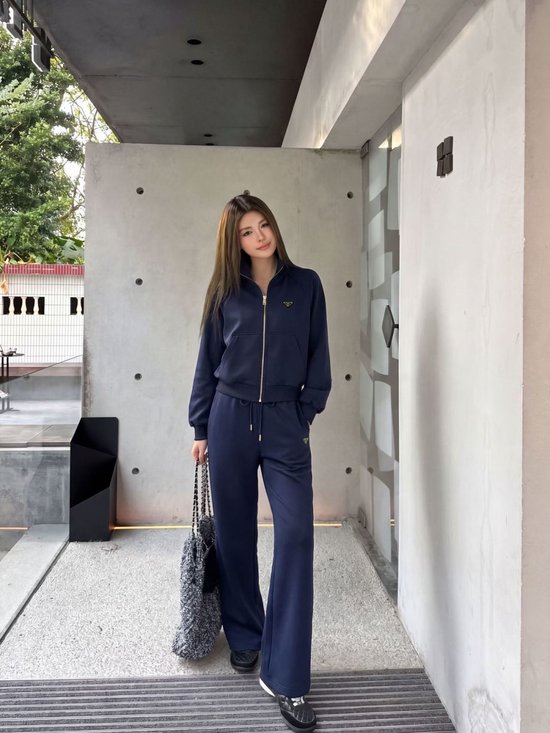 Pra 26fw casual jacket pants sets