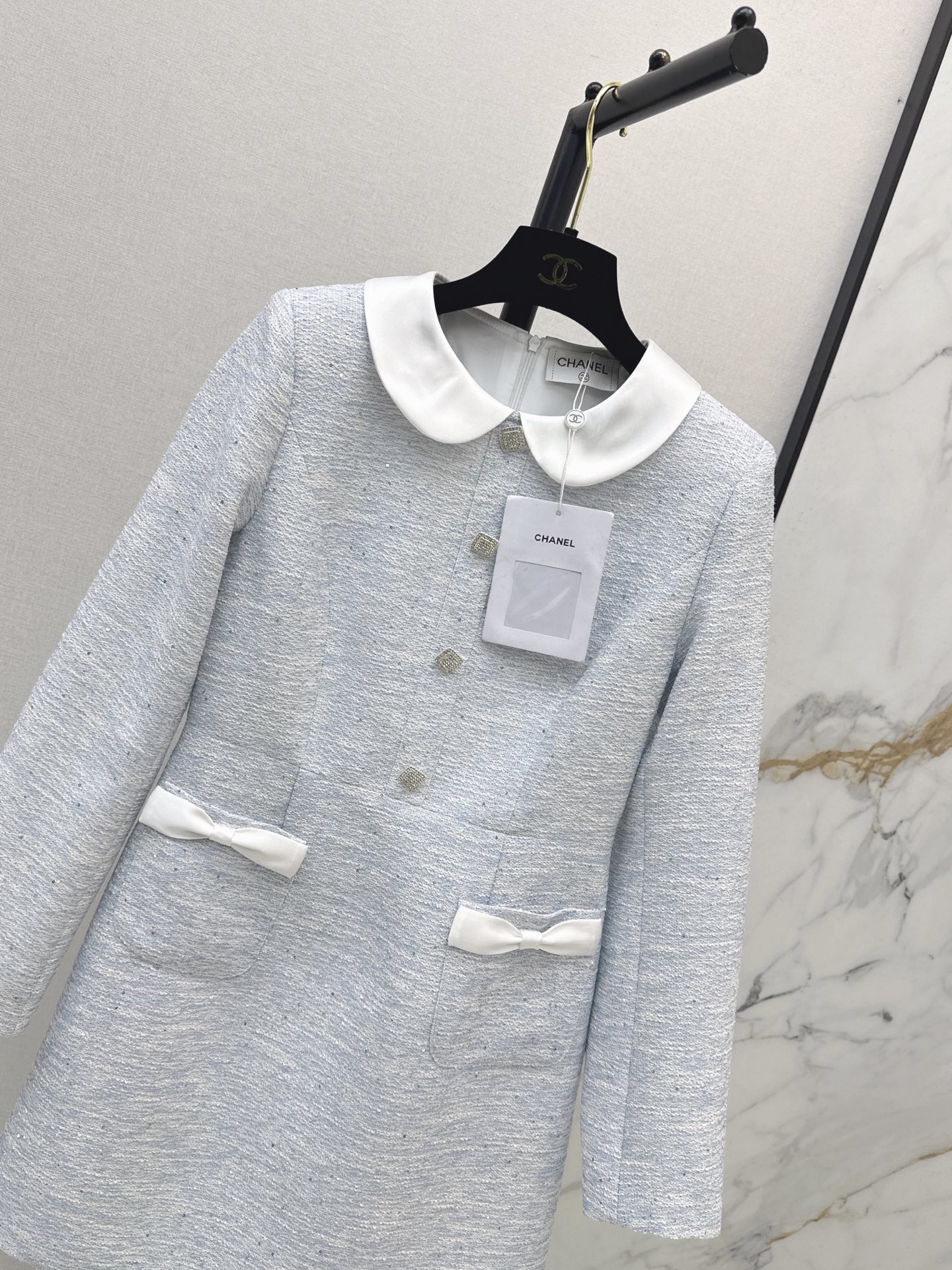 Chan 26fw tweed dress