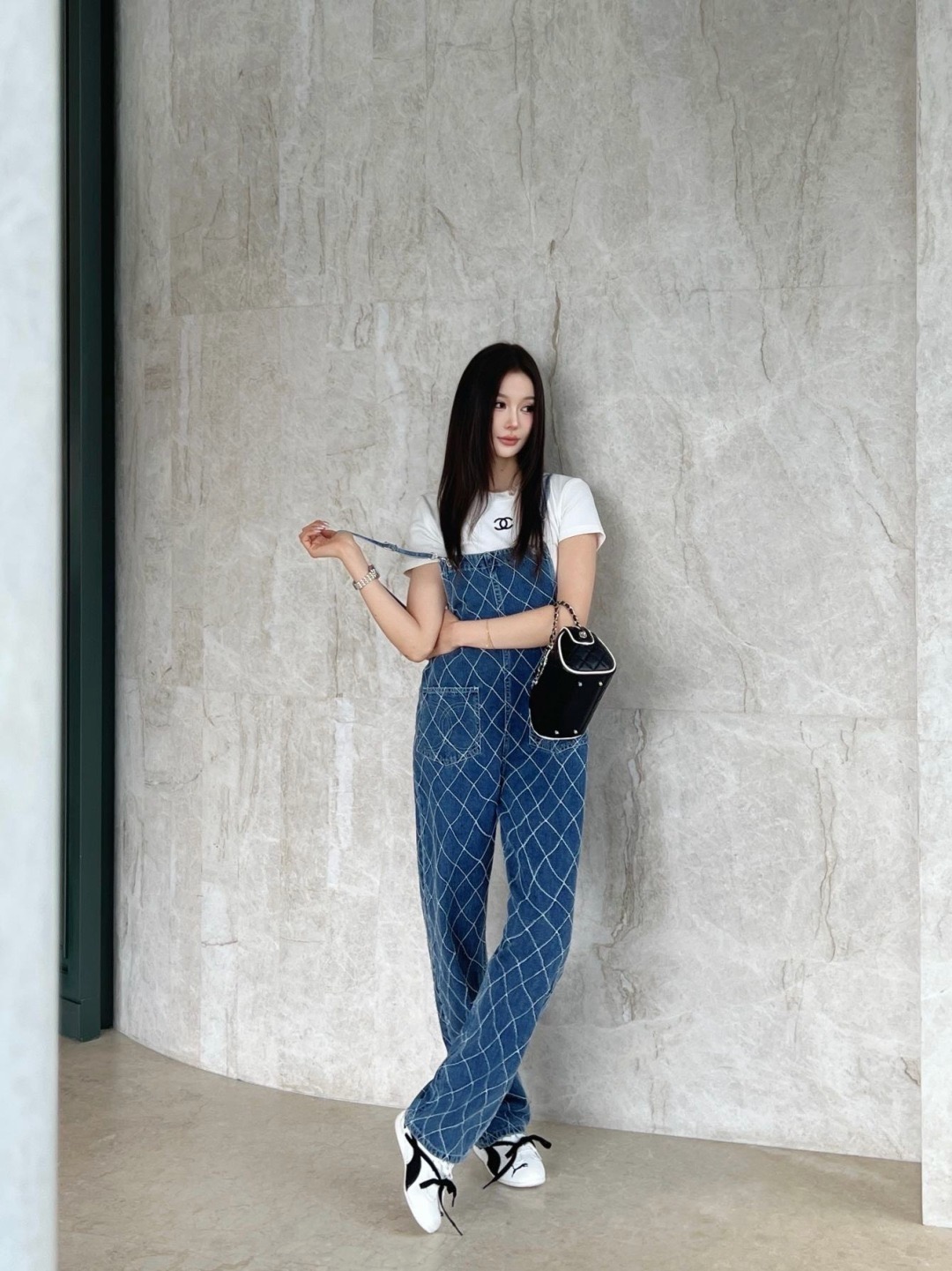 Chan 26fw denim jumpsuit