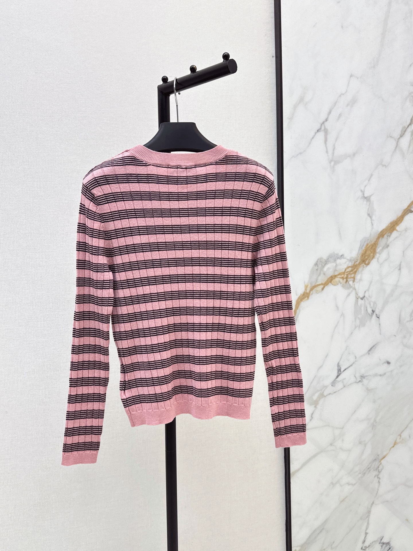 Pra 26fw stripe knitwear