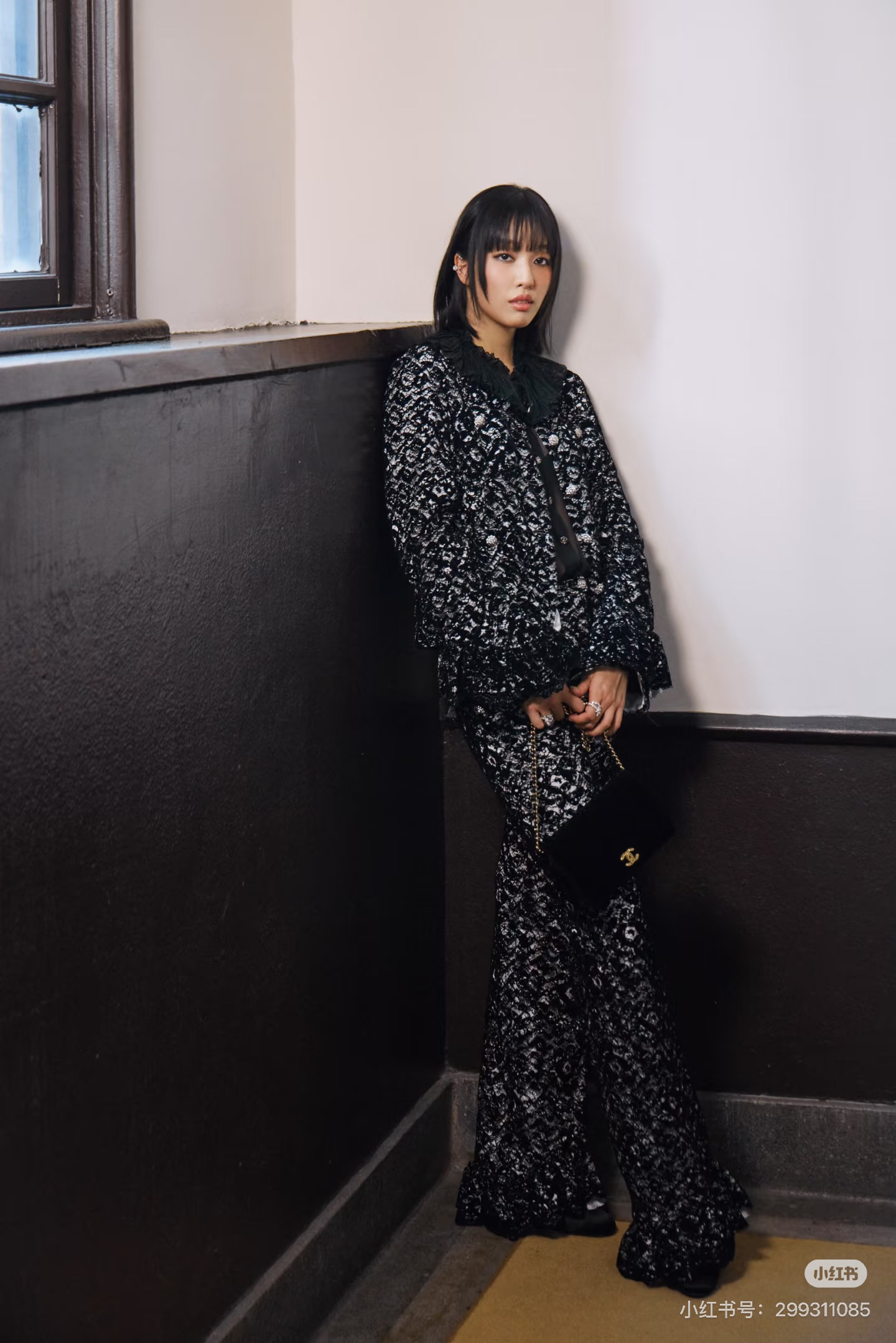 Chan 26fw flarel pants