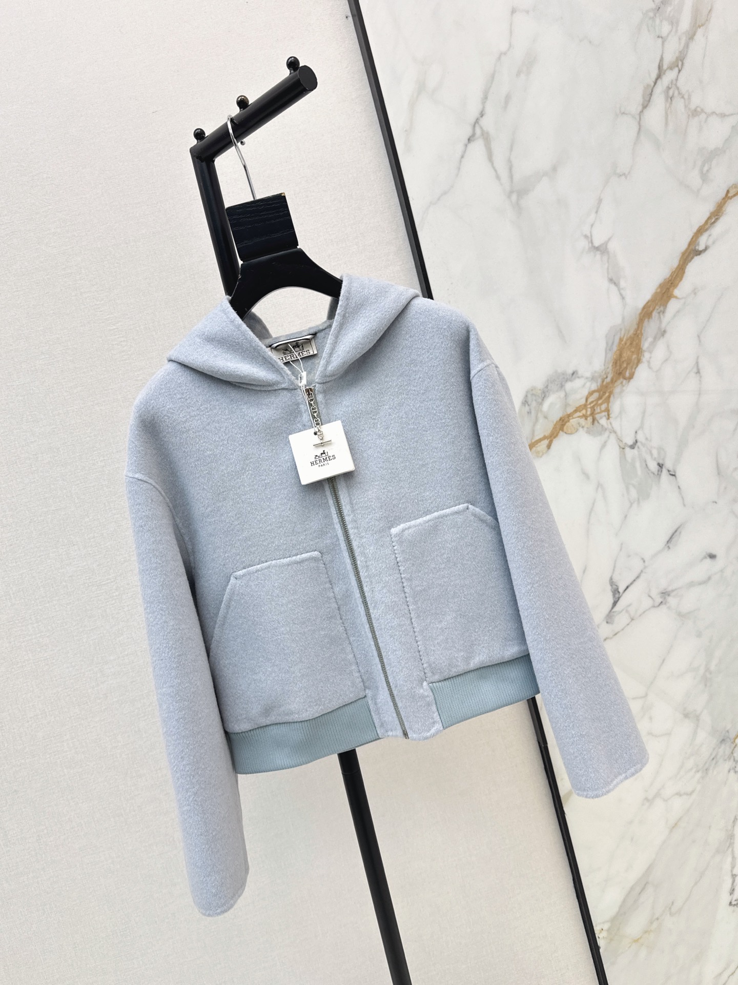 Her 26fw cashmere hooded jacket