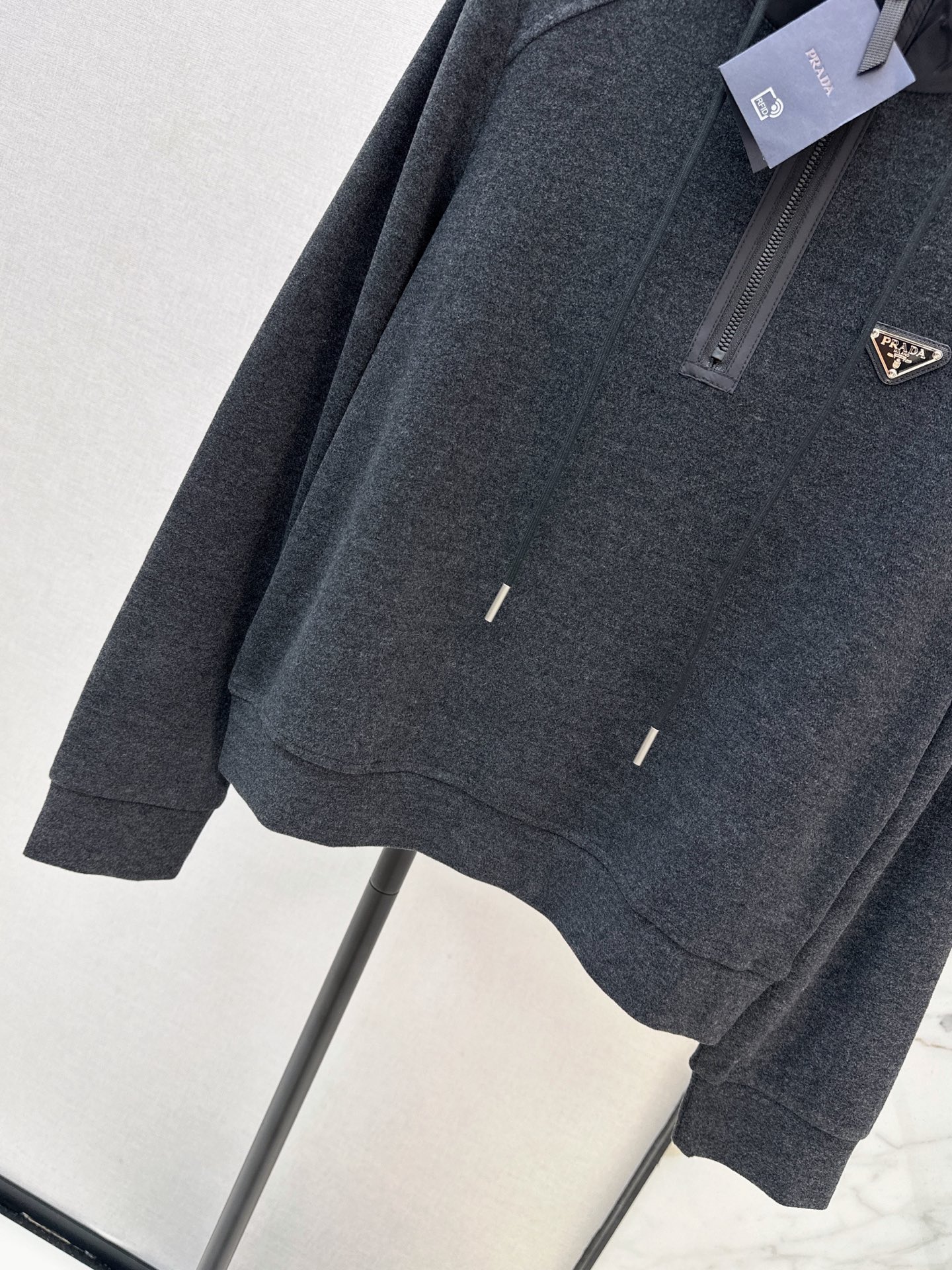 Pra 26fw contract hooded sweatshirt