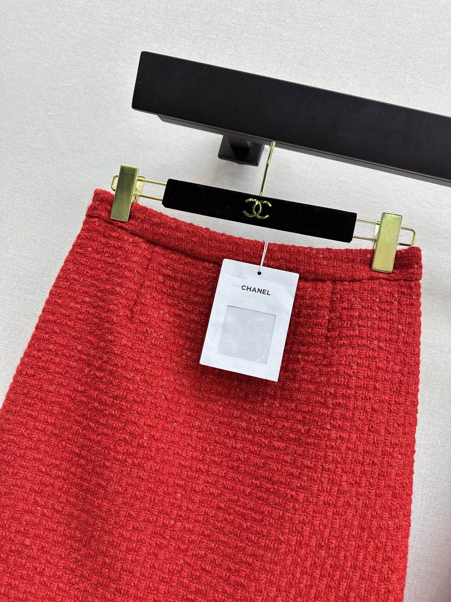 Chan 26fw A-line woven skirt