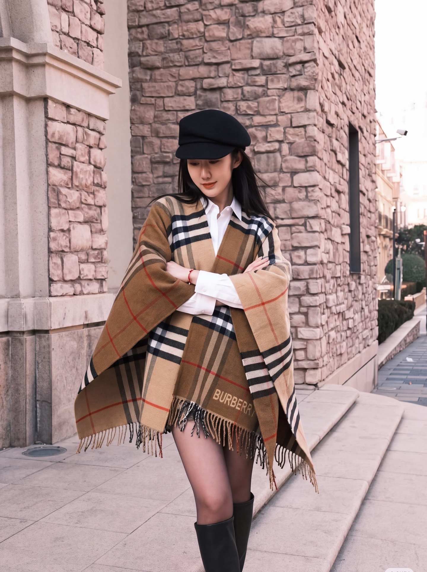 Bur 26fw shawls cape
