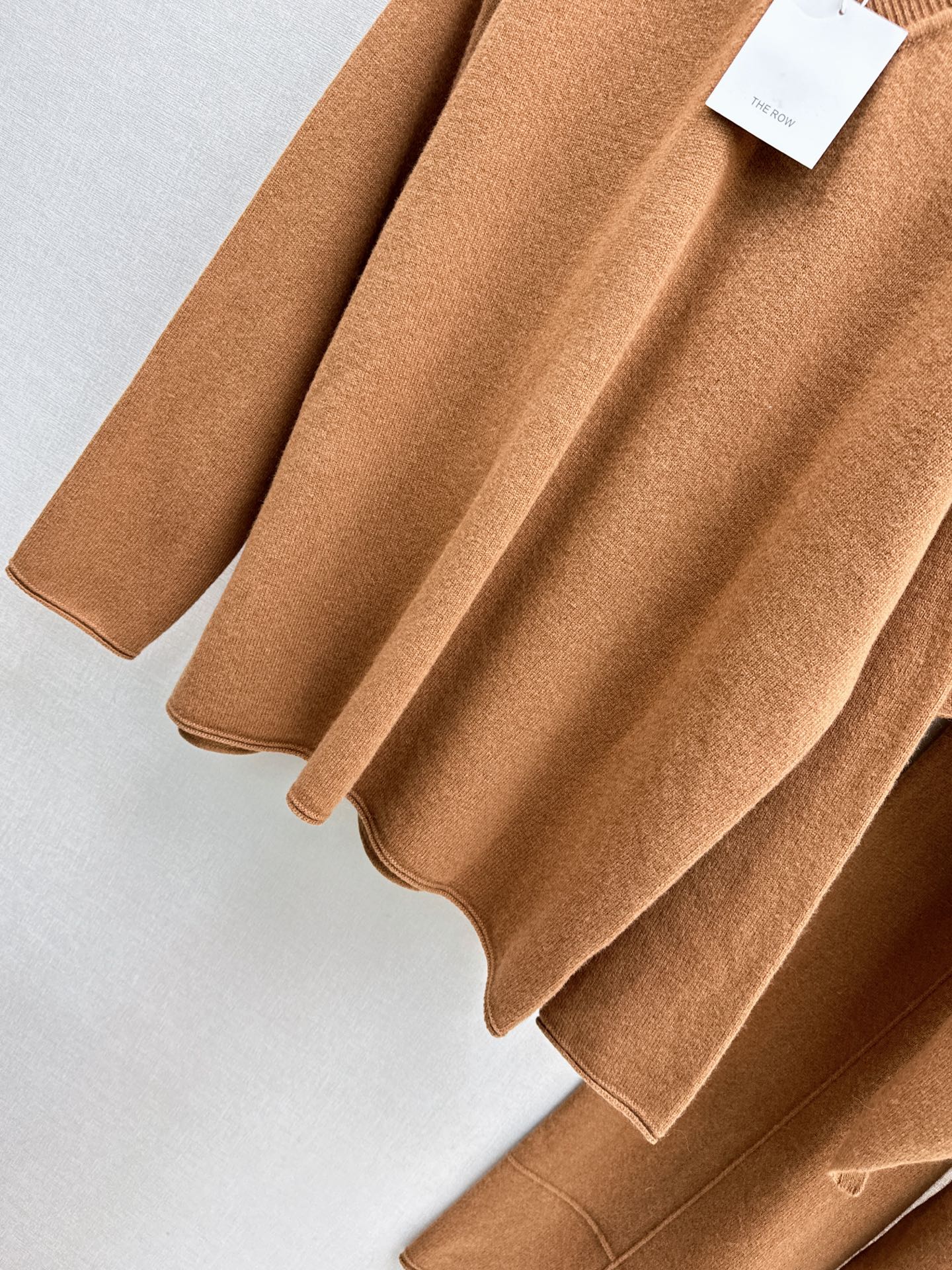 Row 26fw wool cape sweater pants sets
