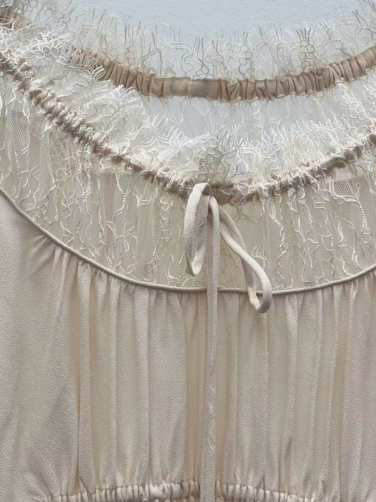 Cho 26ss lace shirt