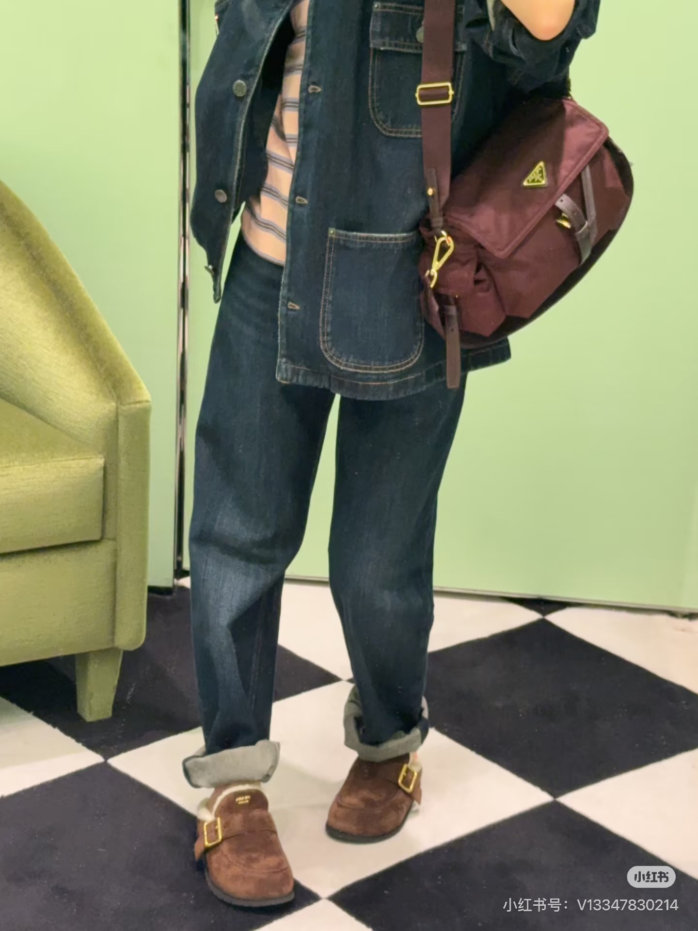 Pra 26fw high waist jeans