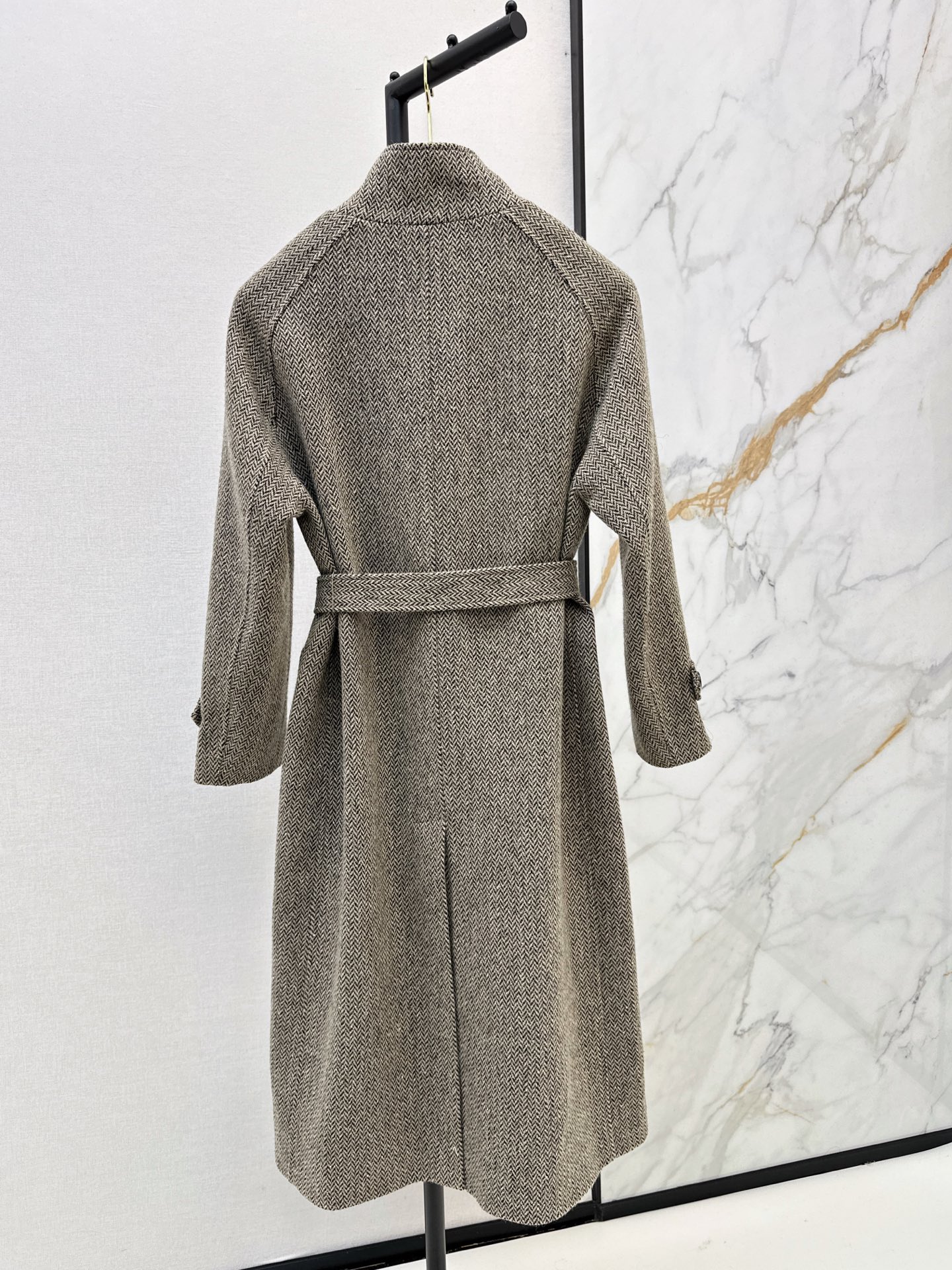 Brun 26fw belted overcoats