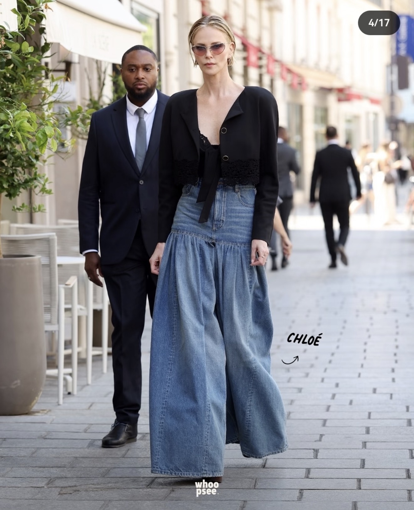 Chol 26fw wide-leg jeans
