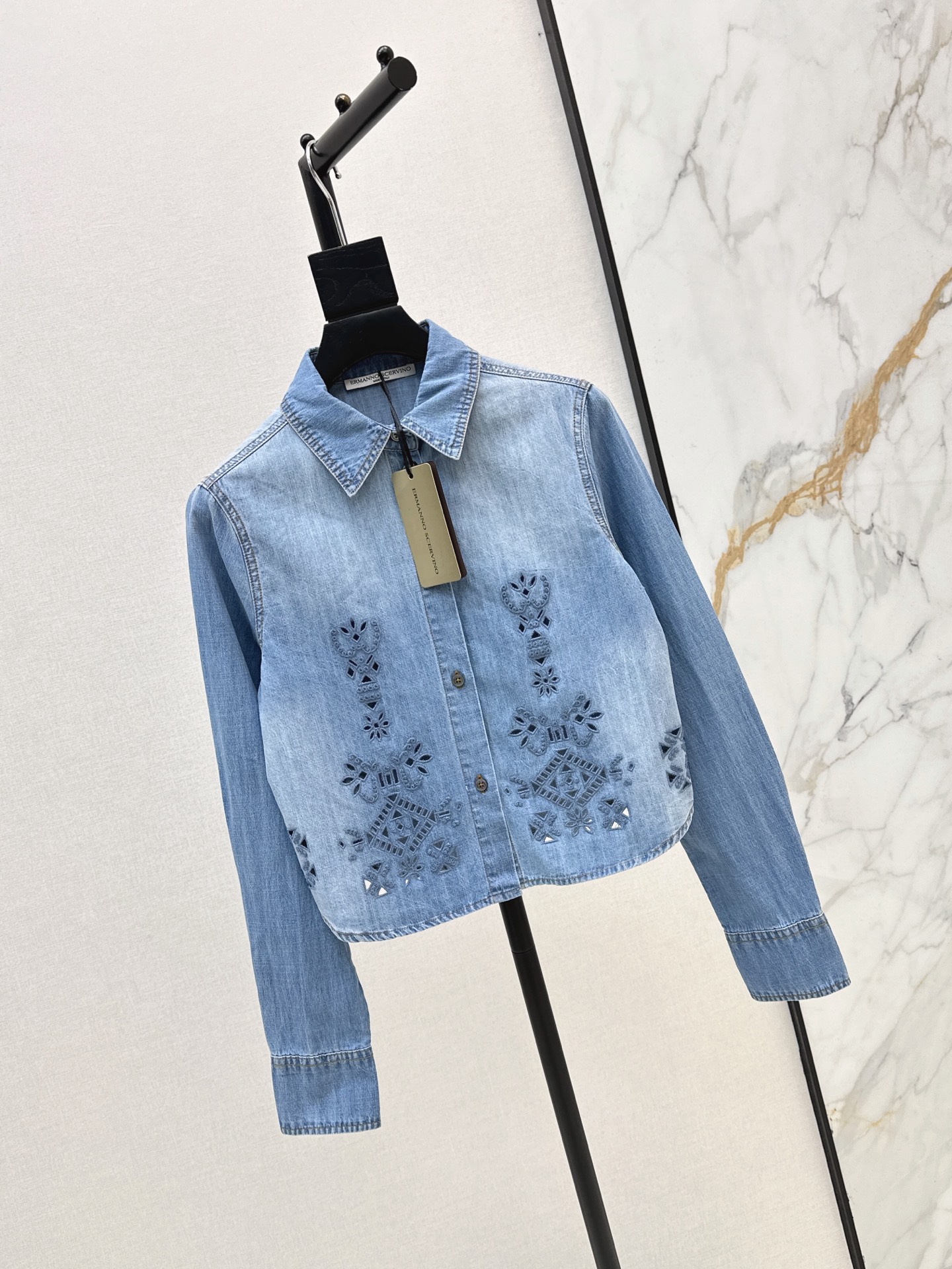 ES 26fw embroidery shirt