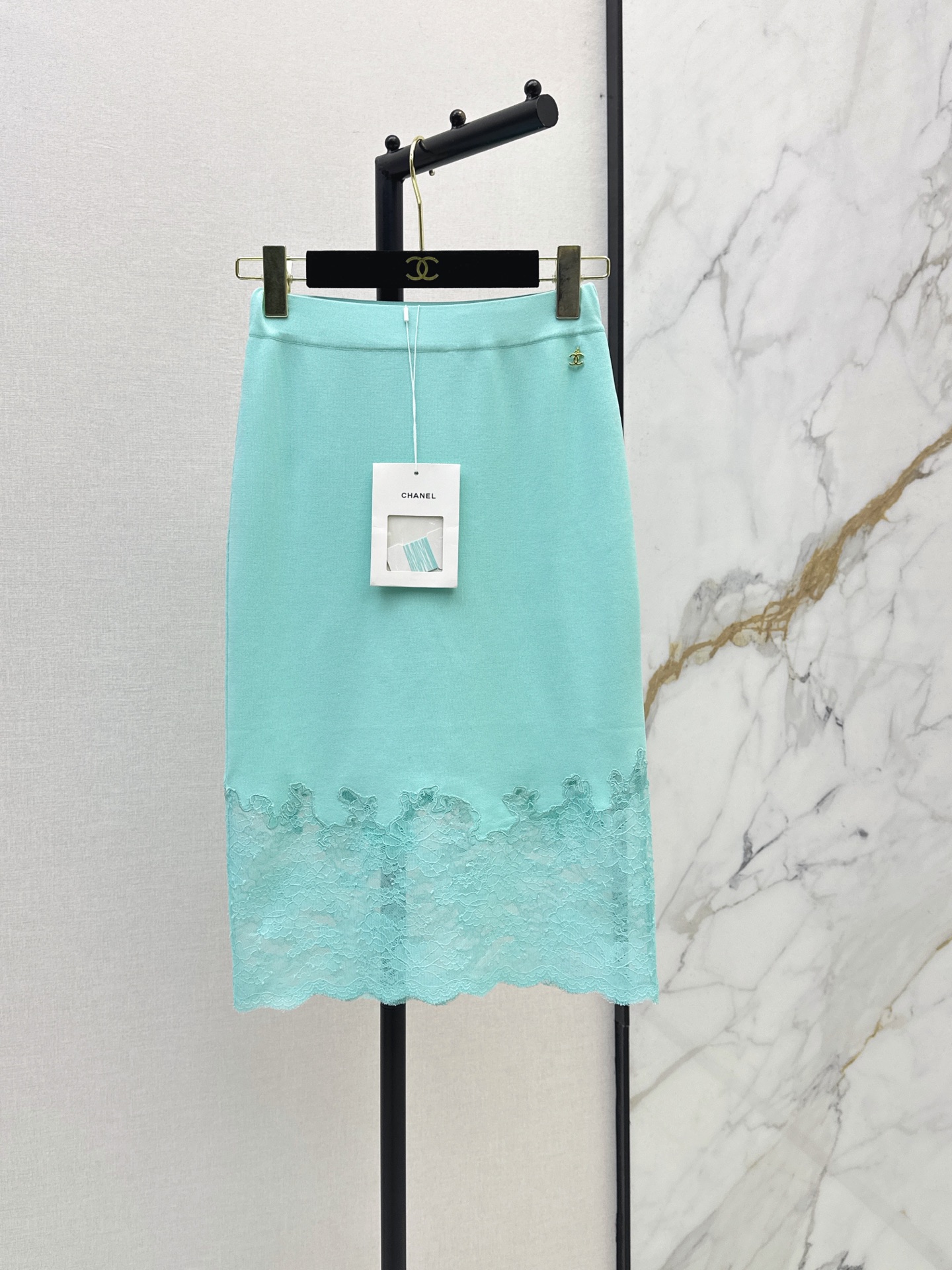 Chan 26fw contract lace skirt