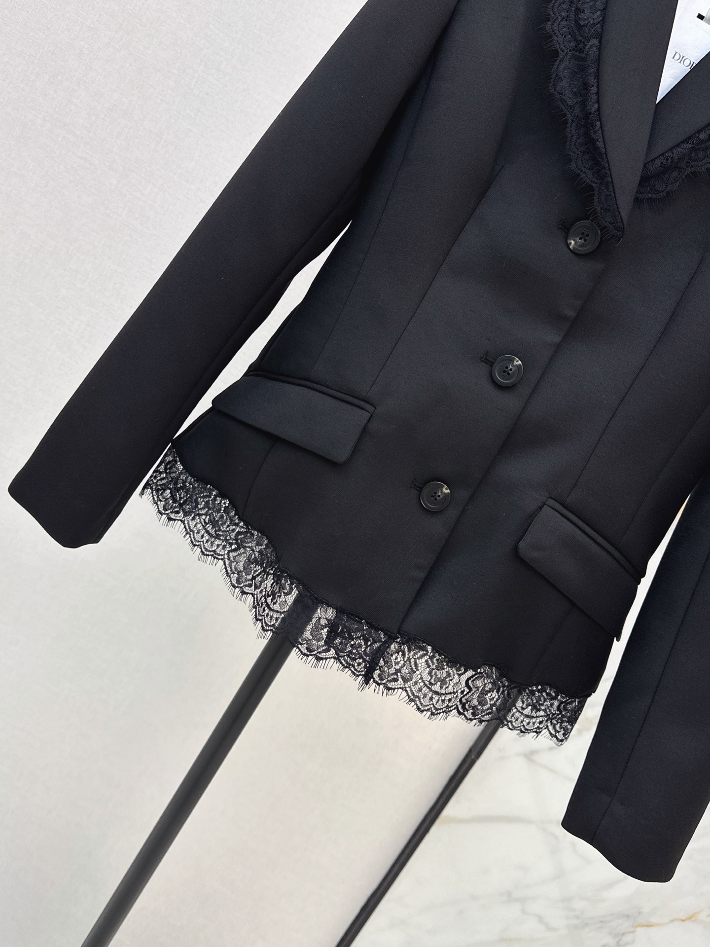 CD 26fw contract lace blazer