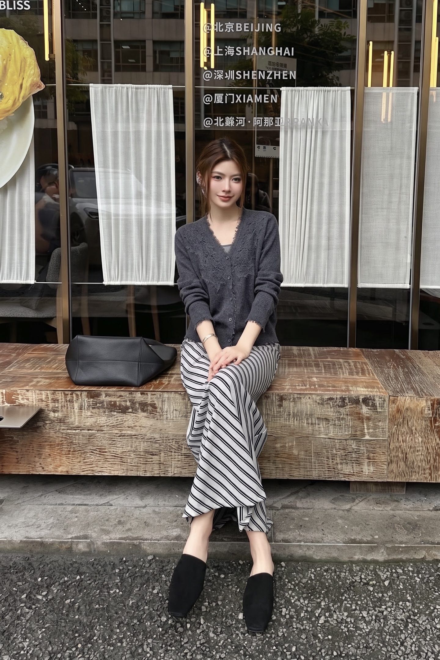 ES 26fw knit cardigan