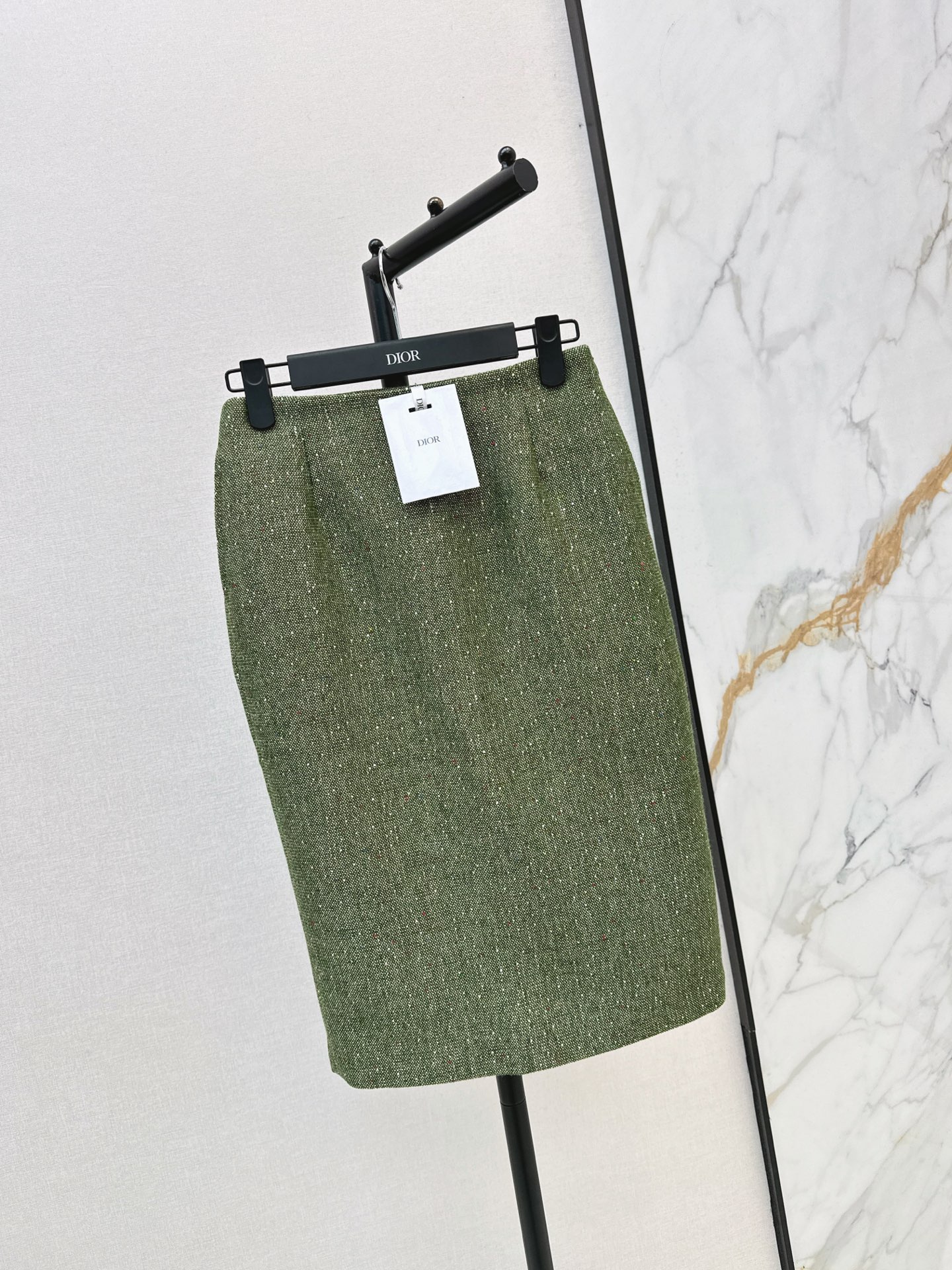 CD 26fw flecked tweed skirt