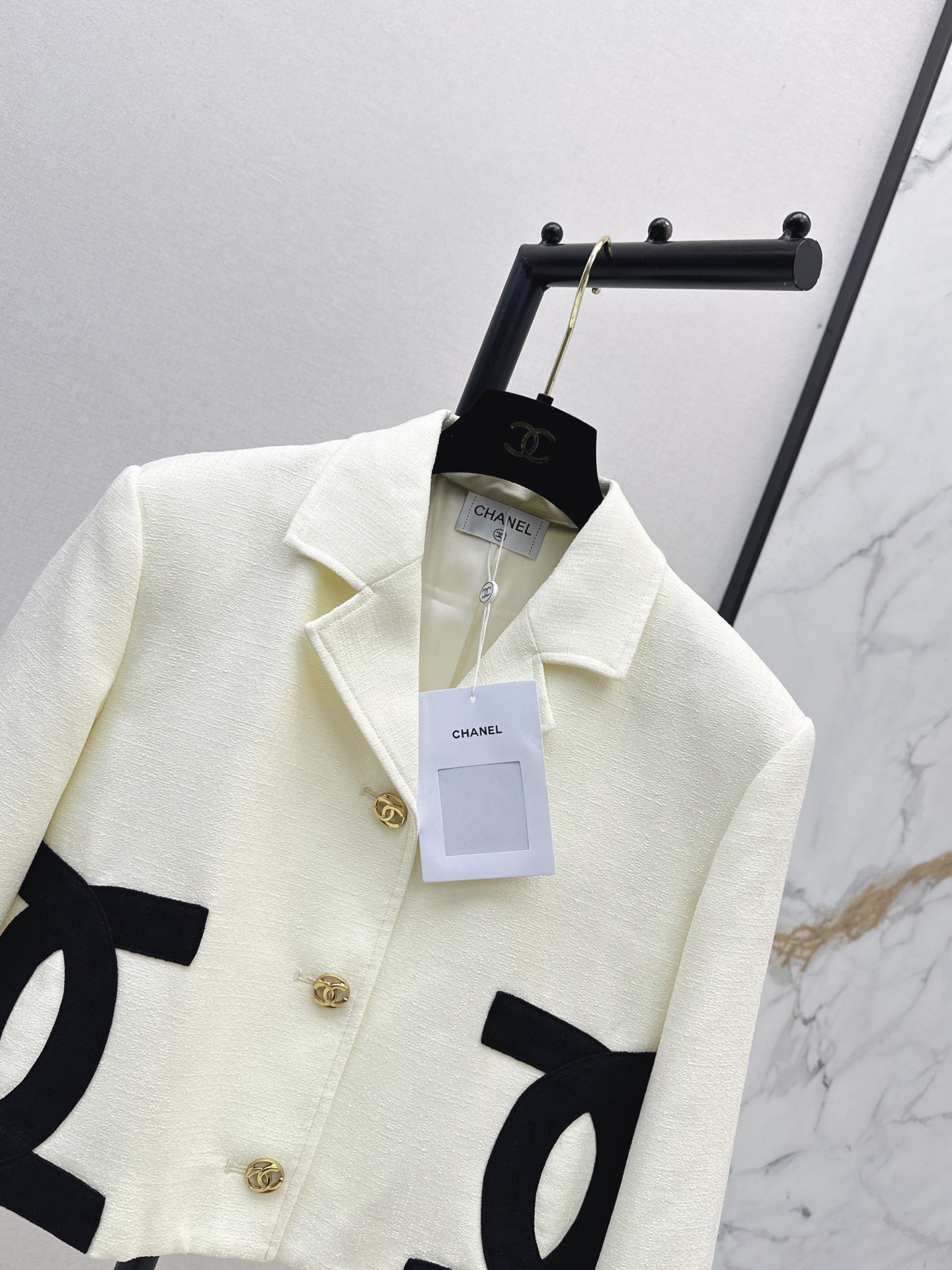 Chan 26fw cropped woven jacket