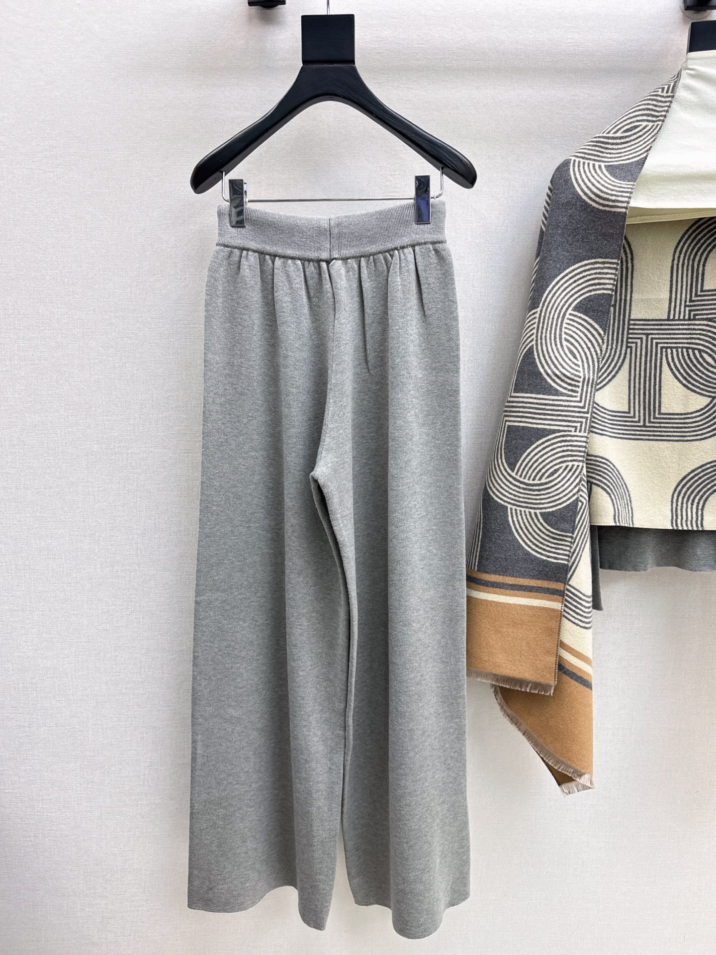 Her 26fw 3pcs knit basic tee shawls pants sets
