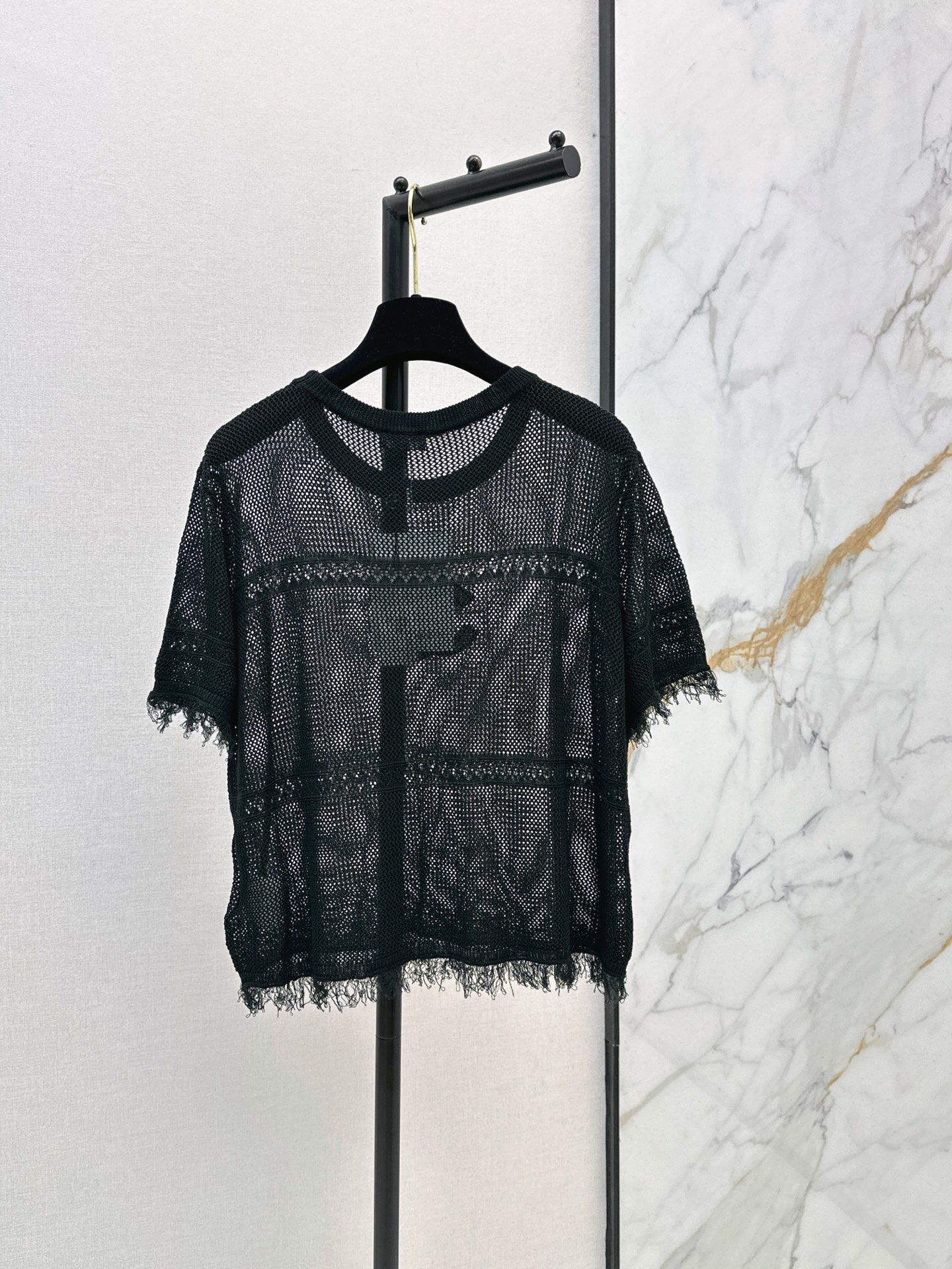 Chan 26fw hollow knitwear
