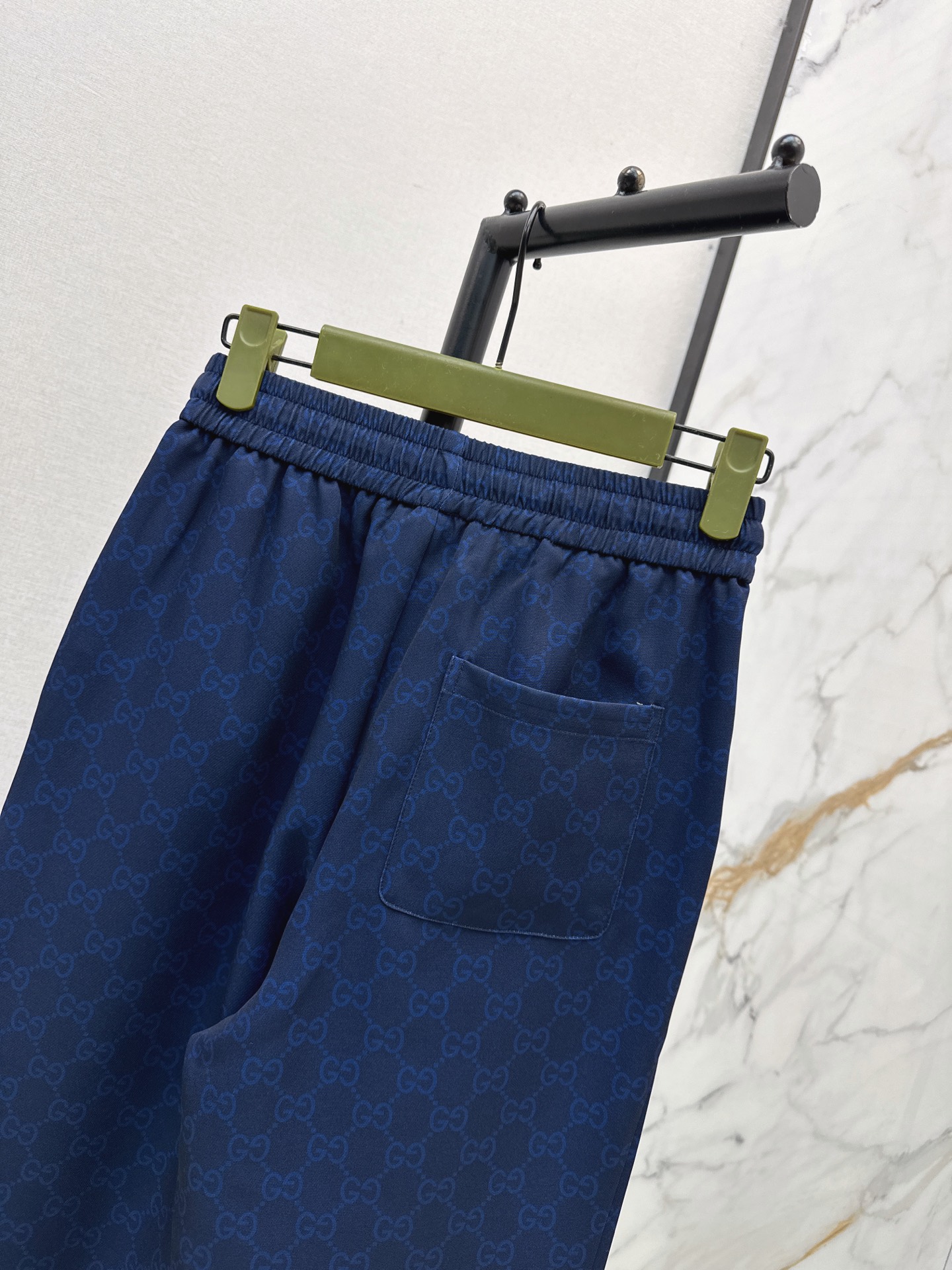 Guc 26fw jacquard wide-leg pants