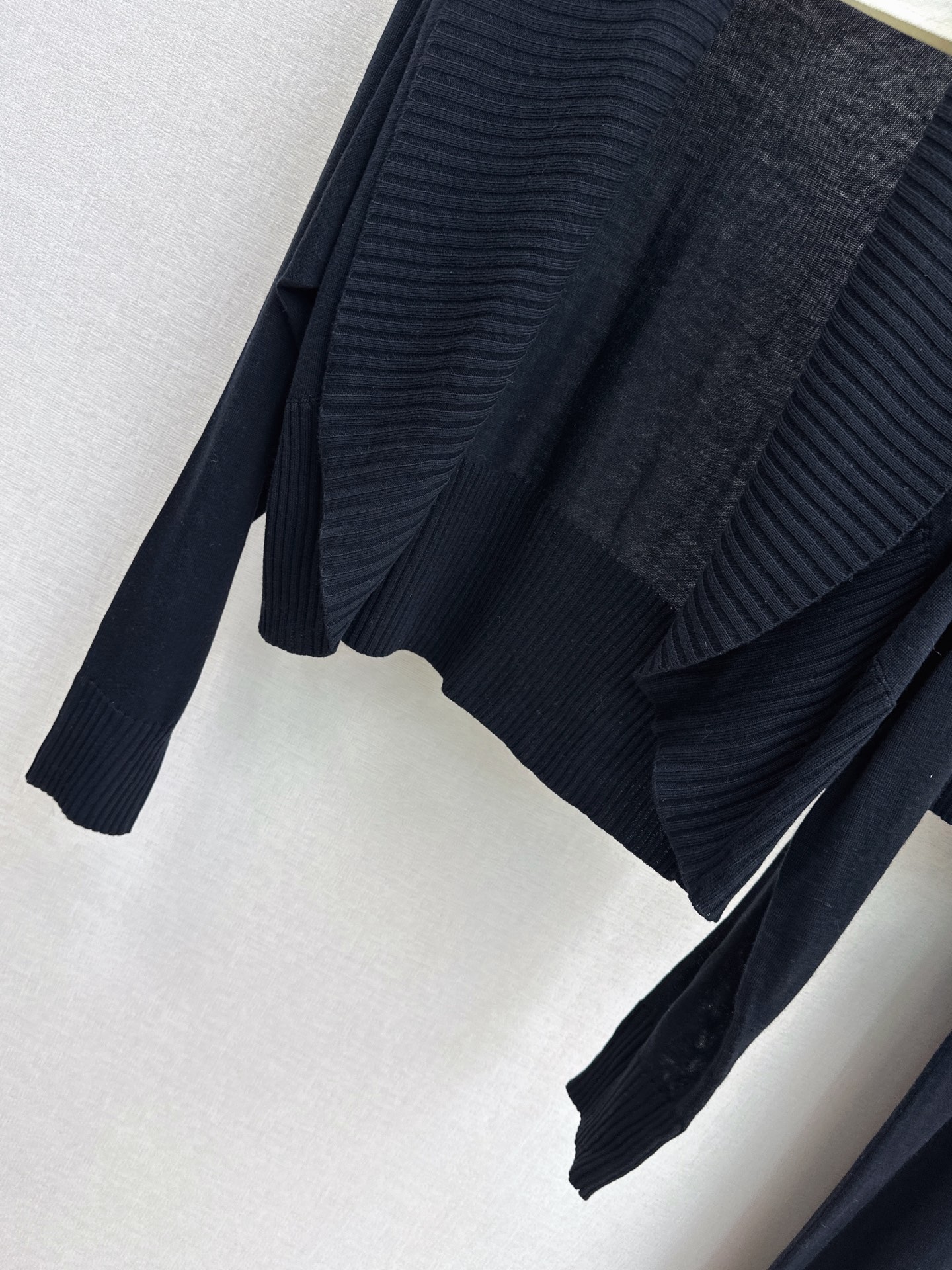 Row 26fw wool cardigan tube top pants sets