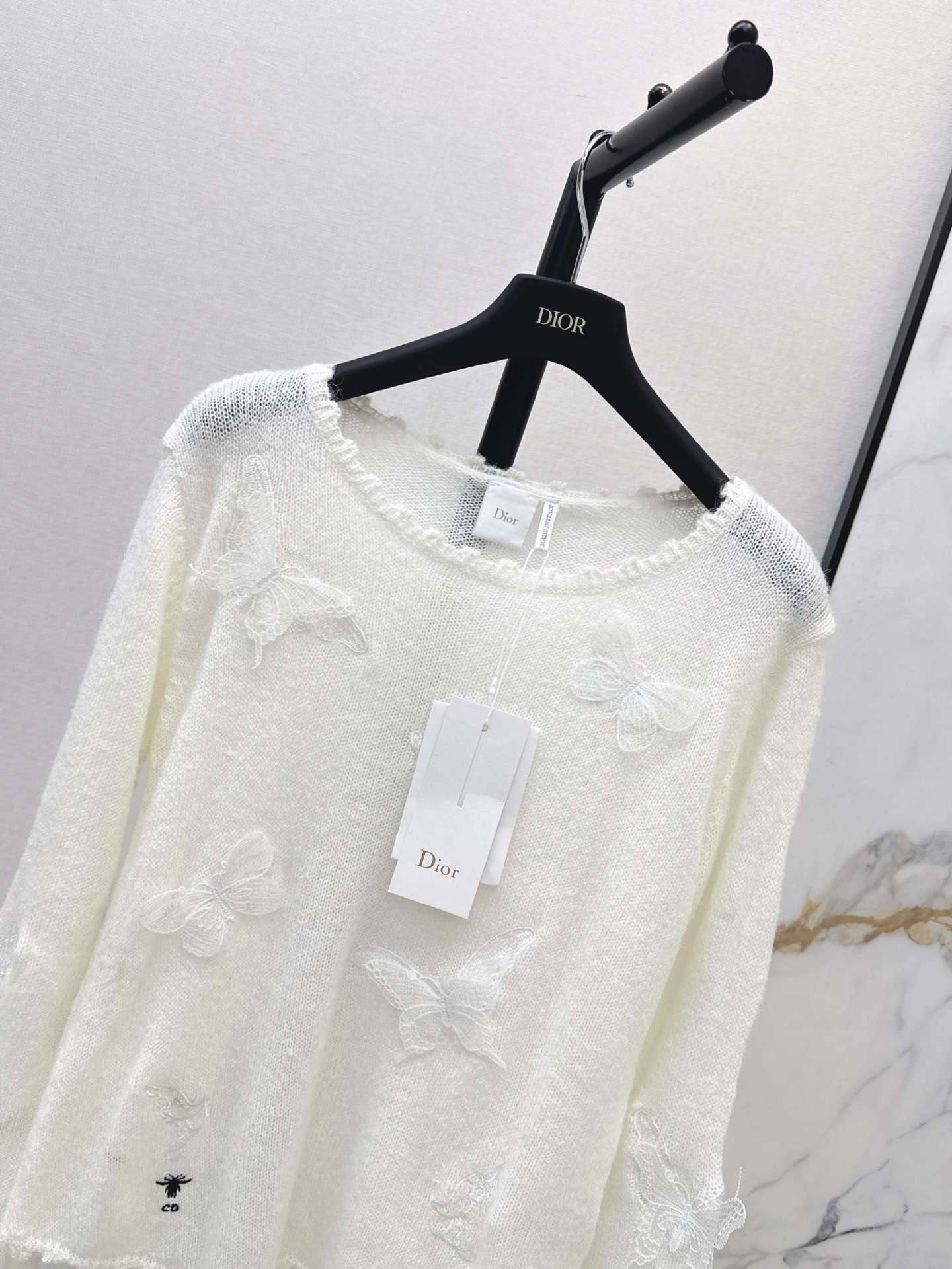 CD 26fw 3d bow knit sweater