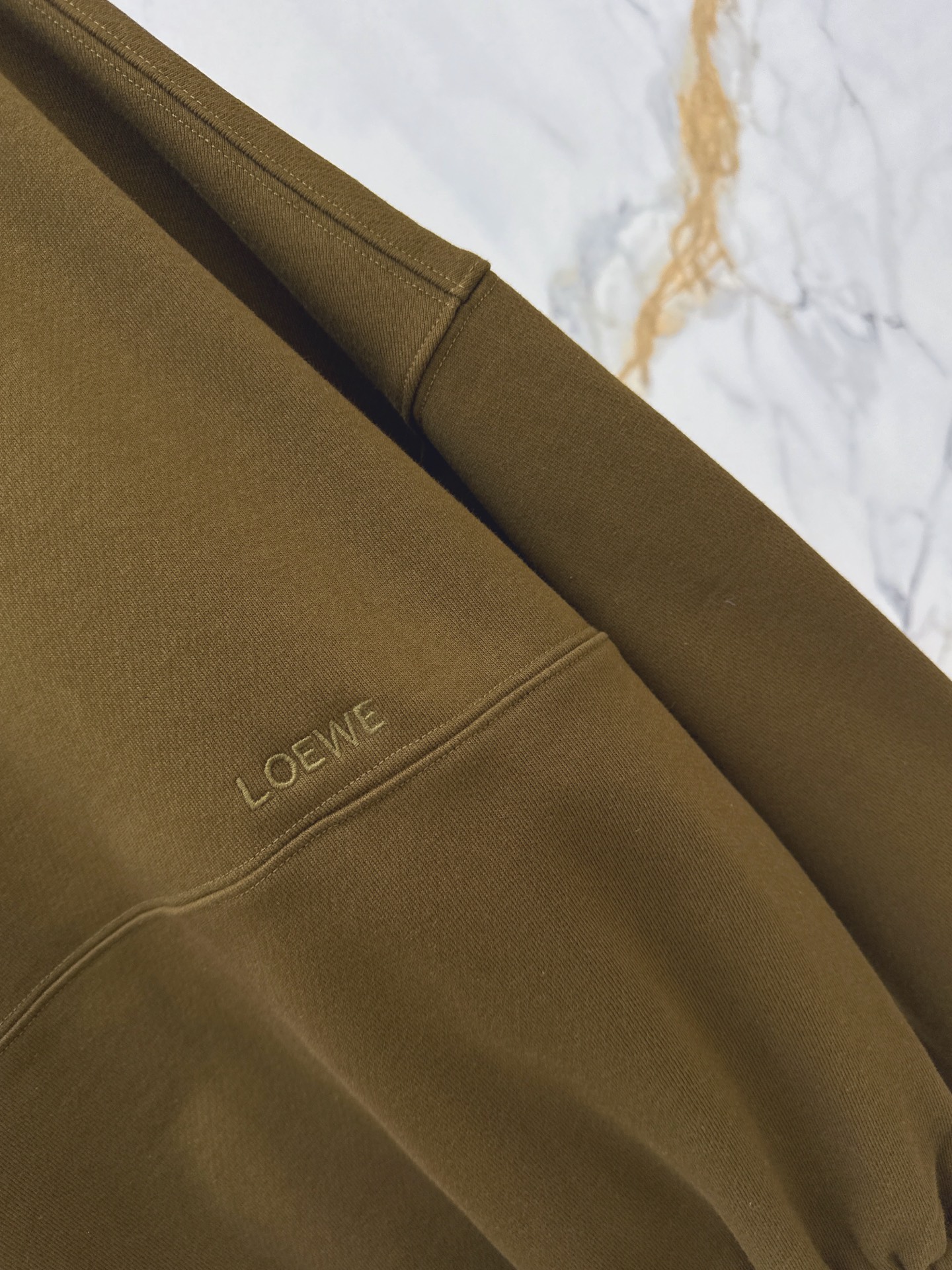 Loe 26fw drawstring sweatshirt