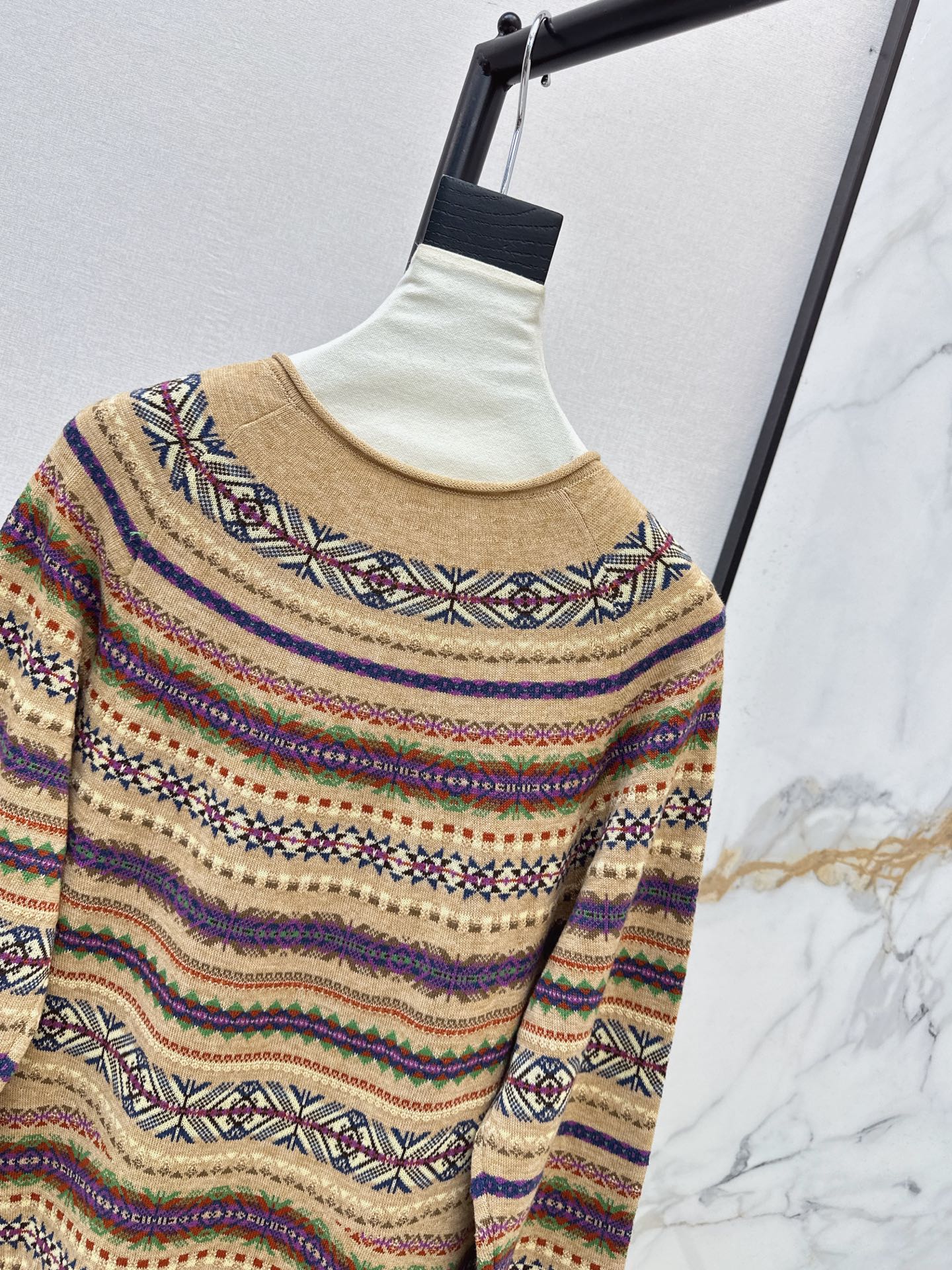 Ralp 26fw fair isle wool cardigan