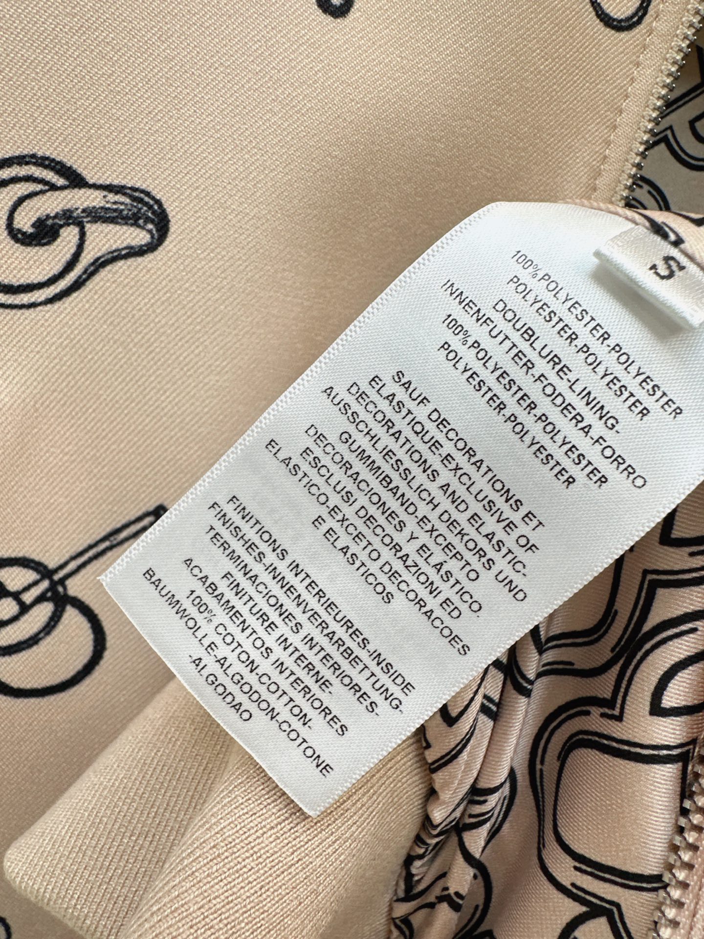 Her 26fw print zipper jacket