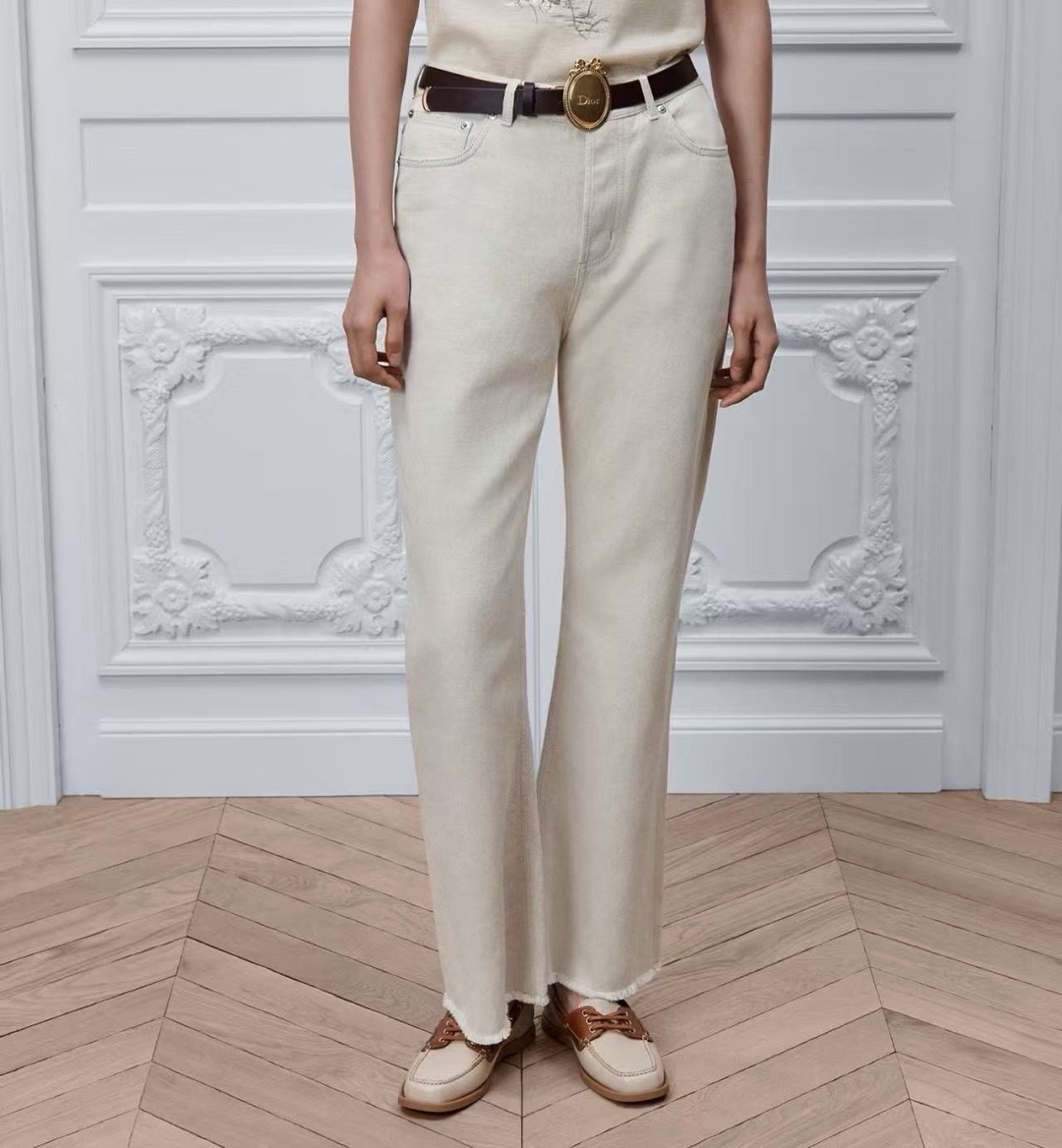 CD 26fw belted jeans