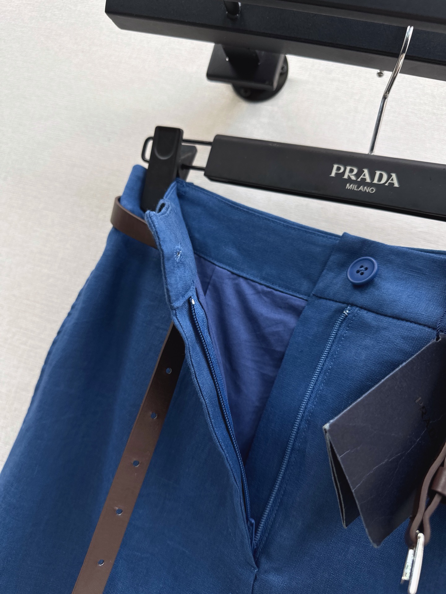 Pra 26ss belted skirt