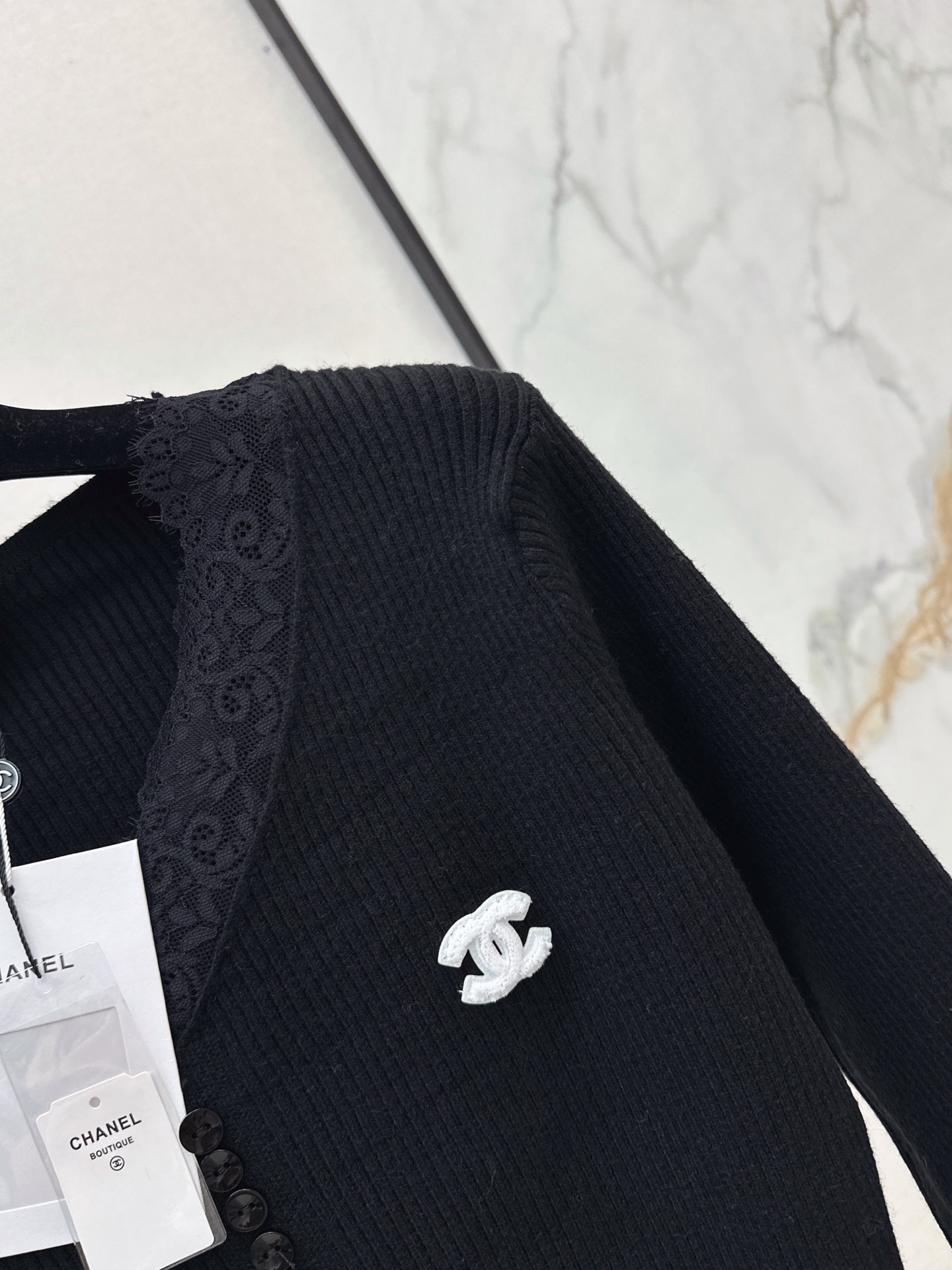 Chan 26fw lace contract basic tee