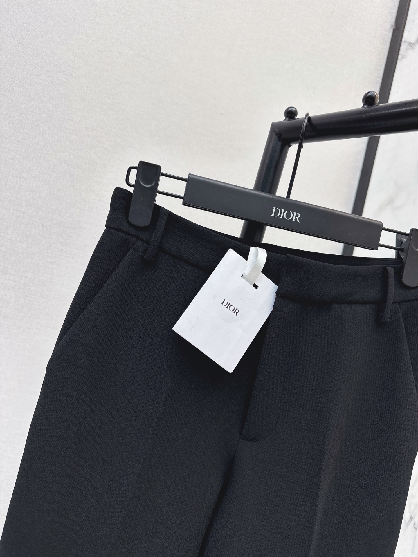 CD 26fw high-waist straight-leg pants