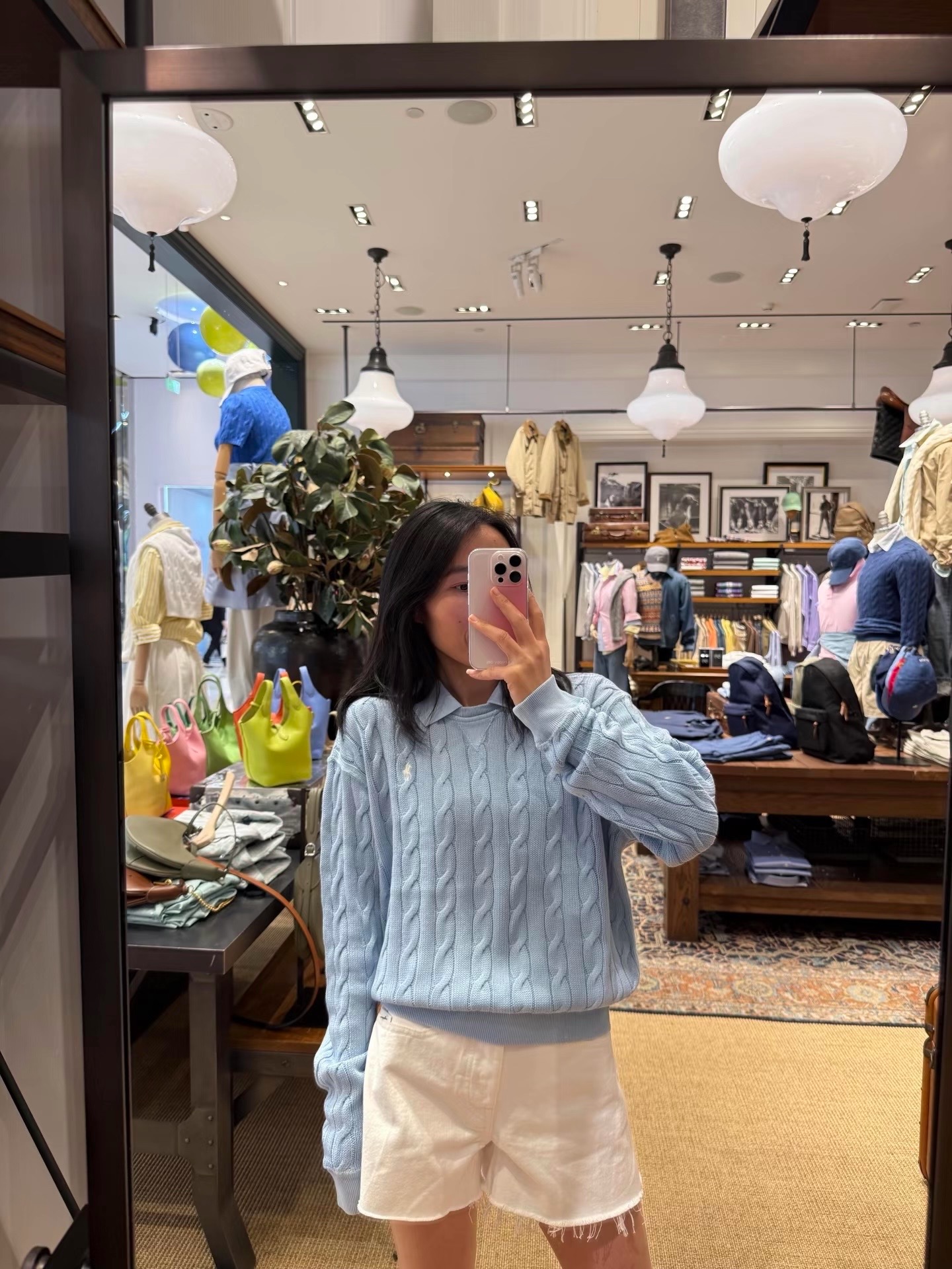 Ralp 26fw cable knit top