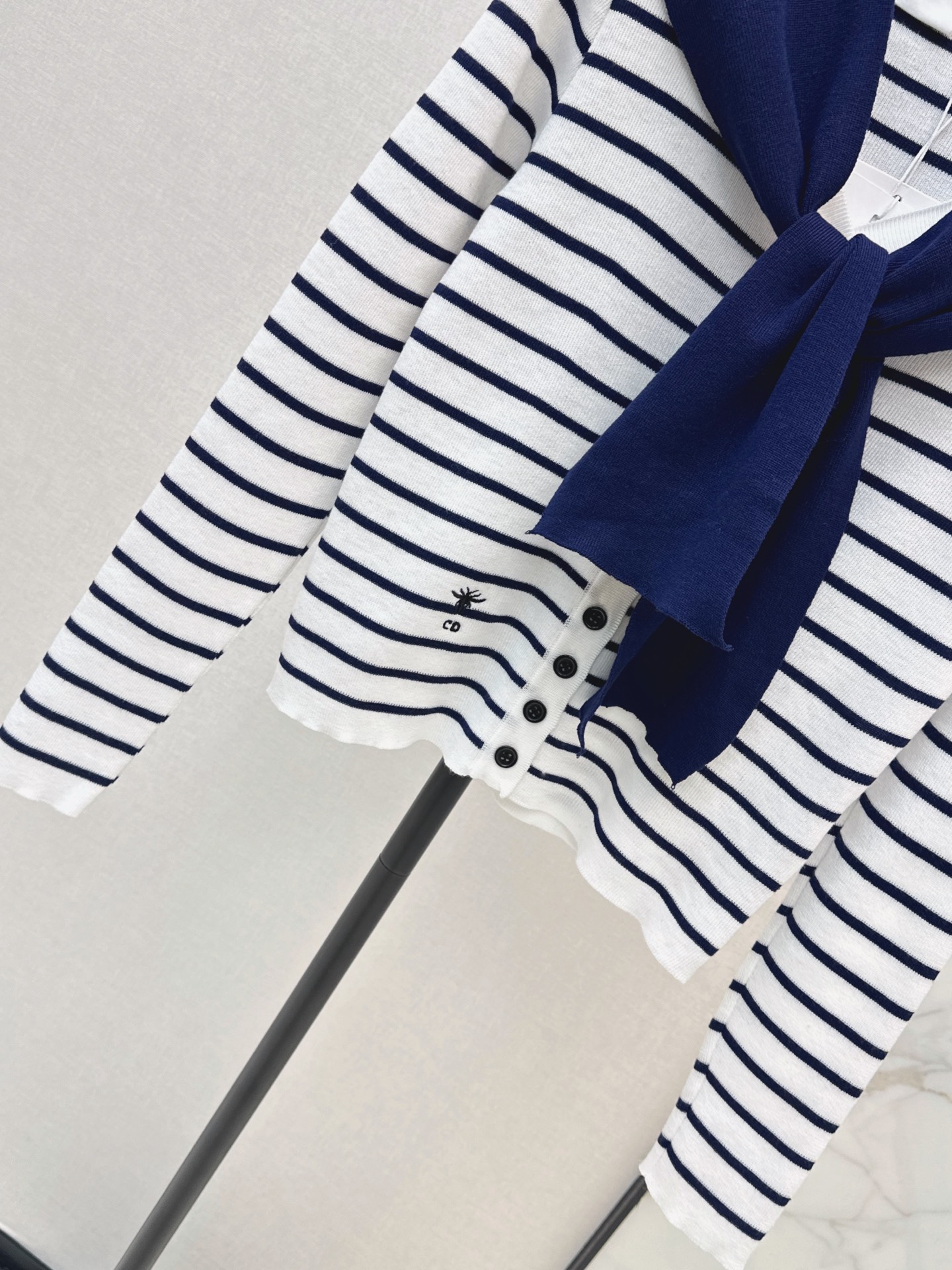 CD 26fw stripe knit cardigan