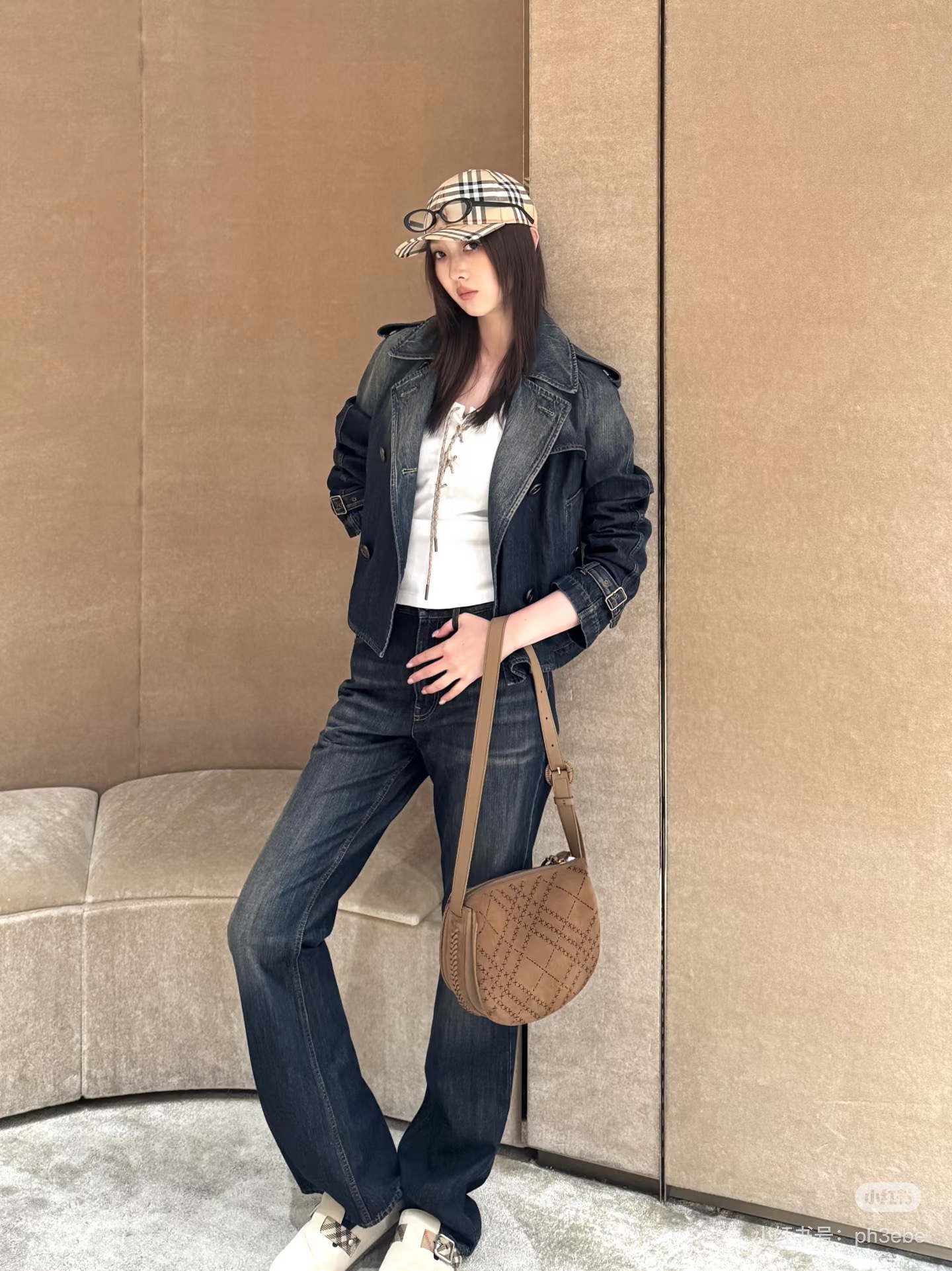 Burb 26fw denim trench coats