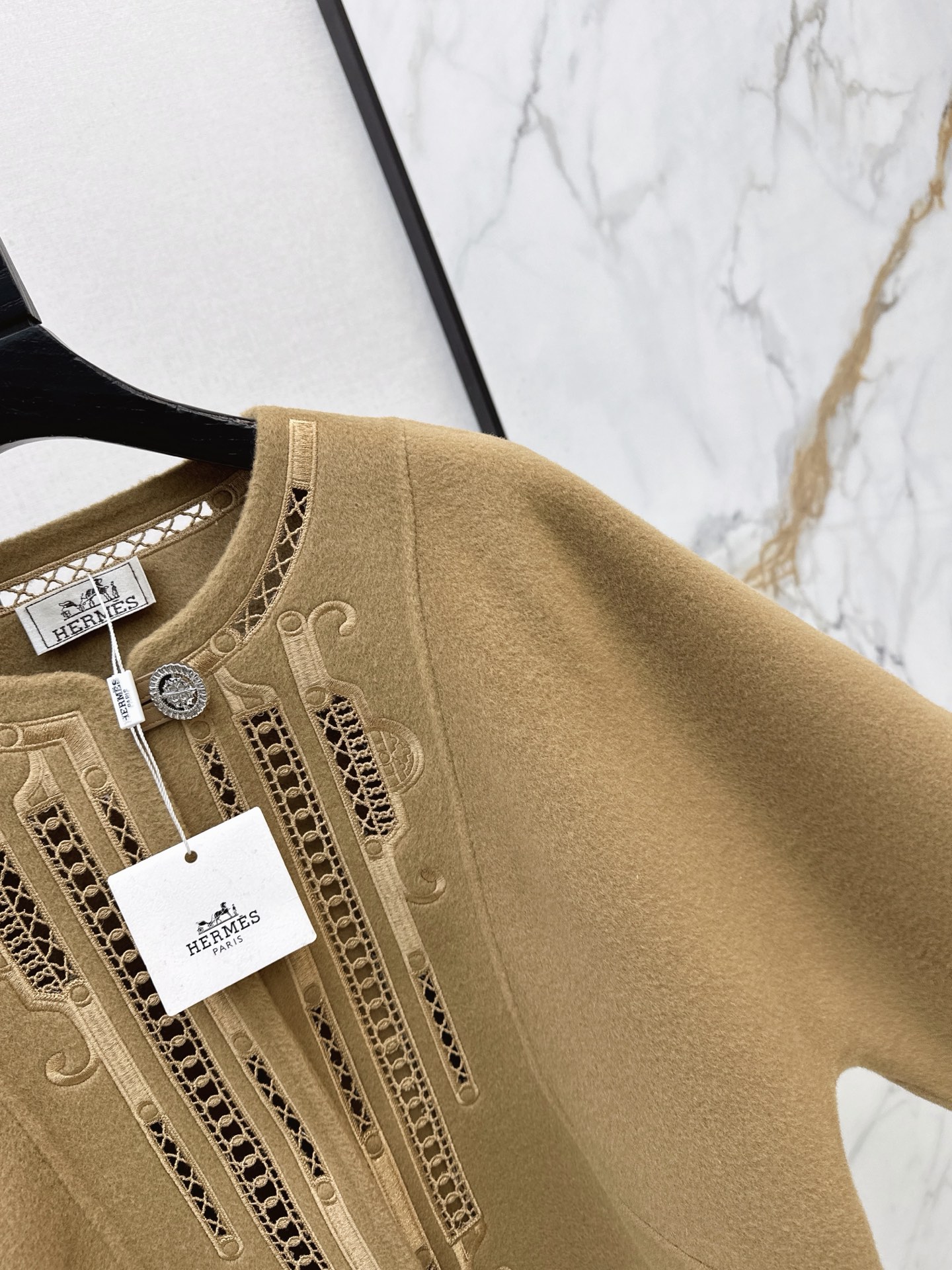 Her 26fw embroidery woolen jacket