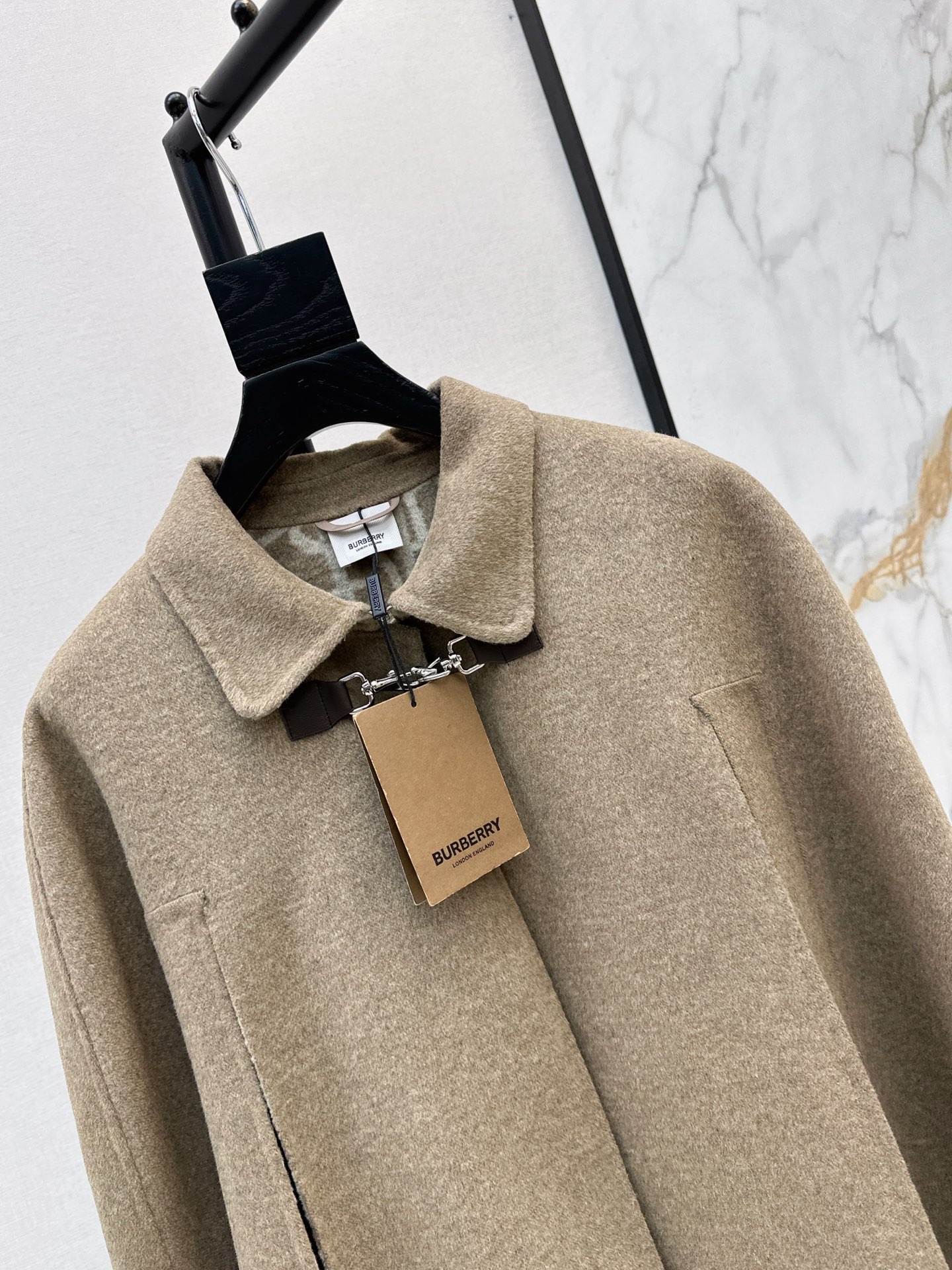 Bur 26fw woolen cape overcoats