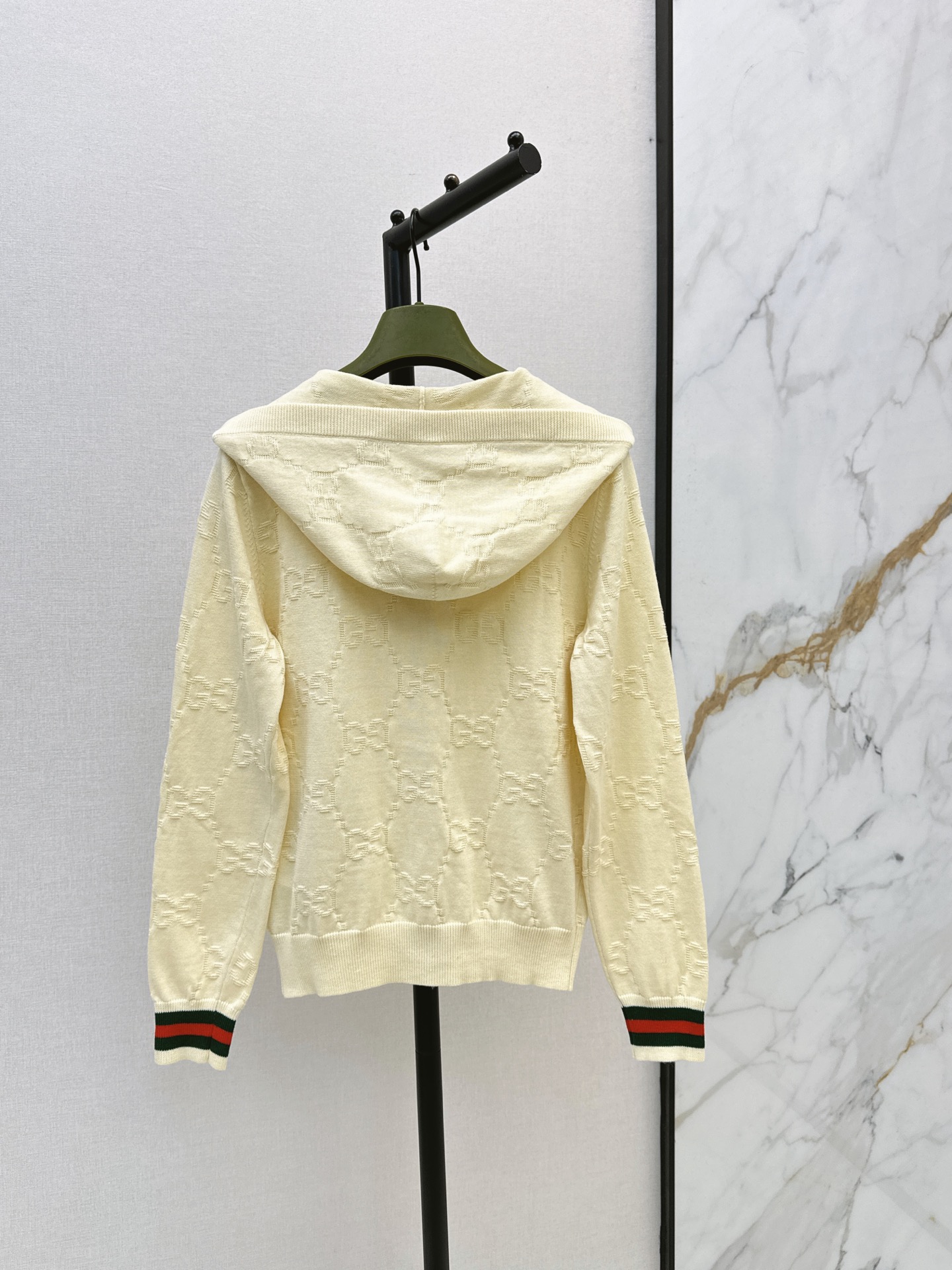 Guc 26fw hooded knit cardigan