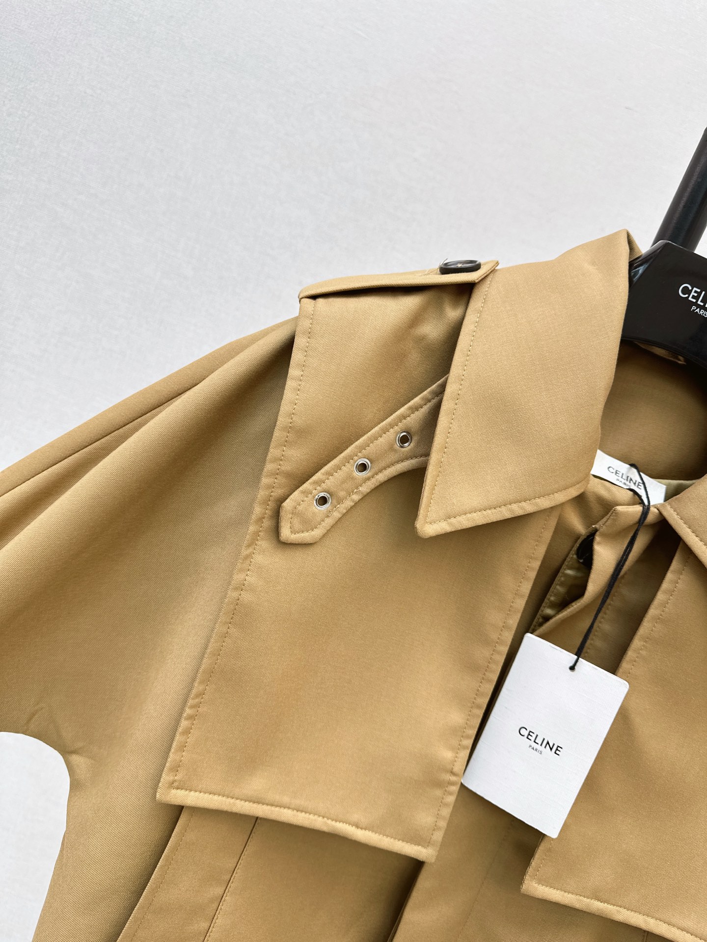 Celi 26fw cropped trench coast