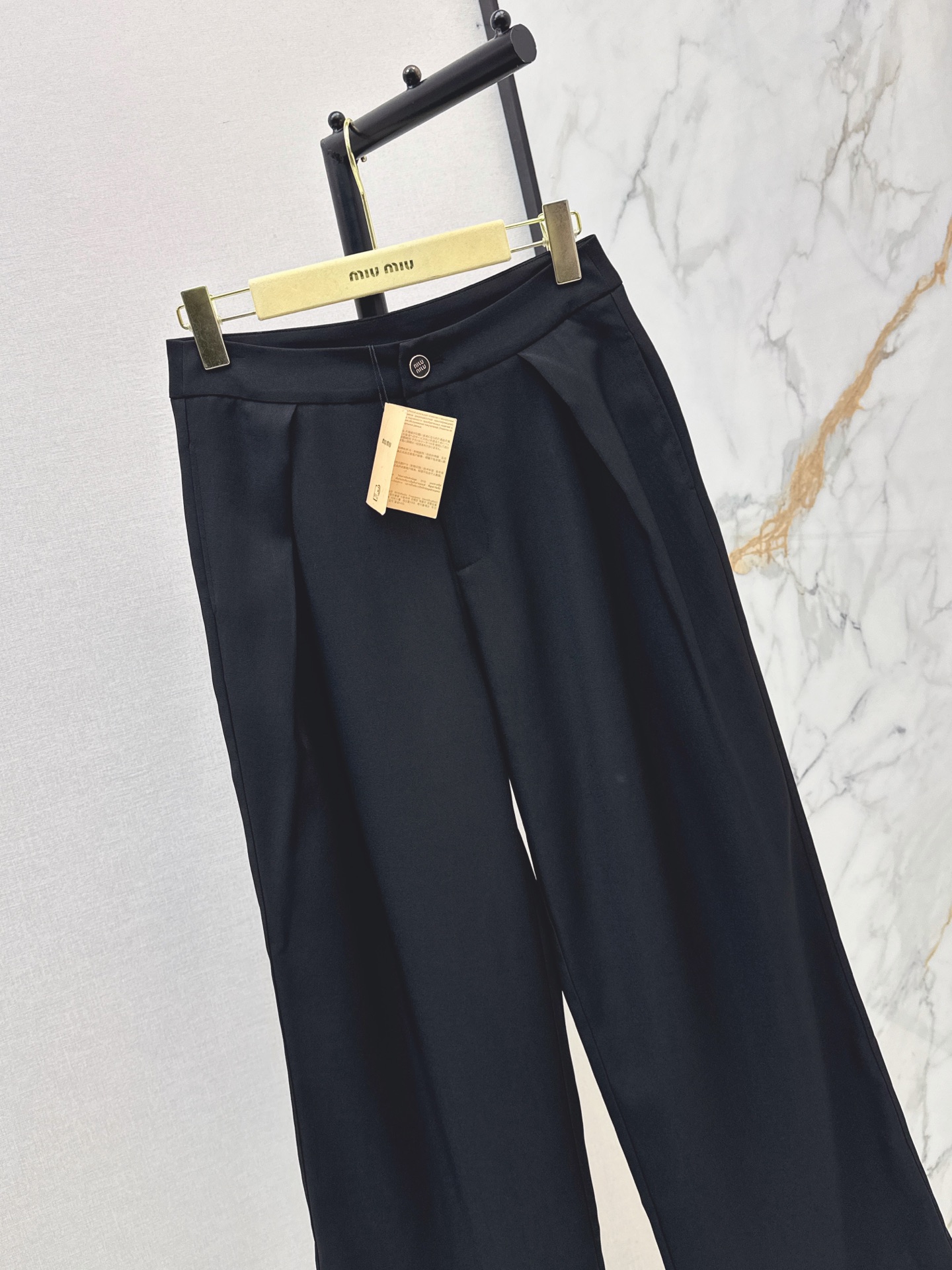 Miu 26fw wied-leg pants