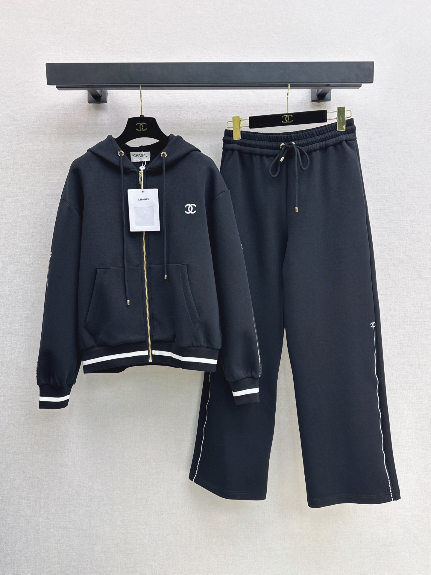 Chan 26fw hooded jacket pants sets