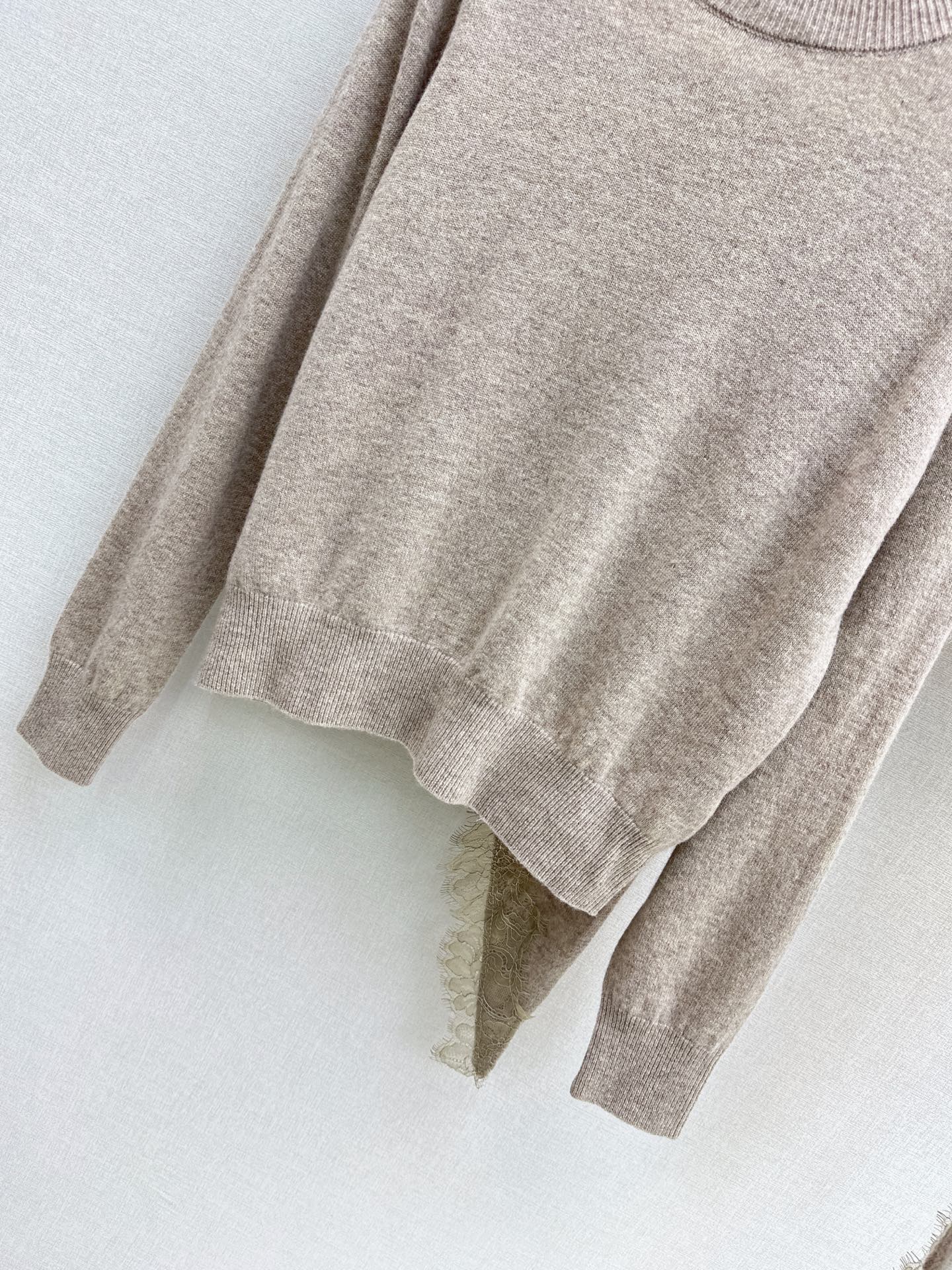 ES 26fw knit lace cape sweater sets
