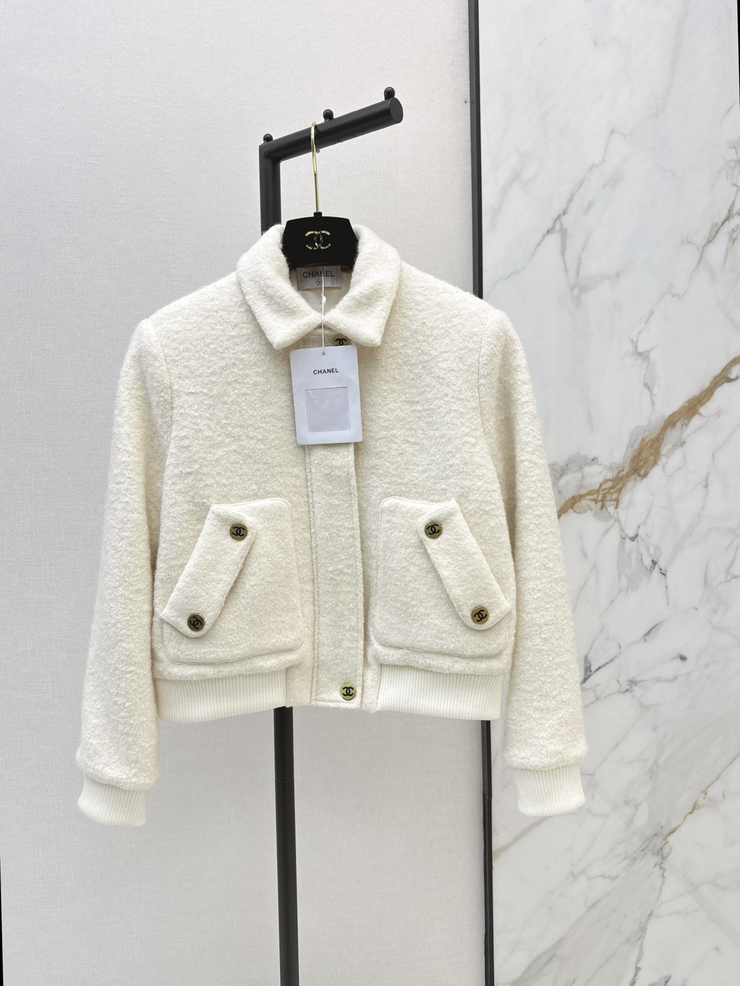 Chan 26fw sherpa fleece jacket
