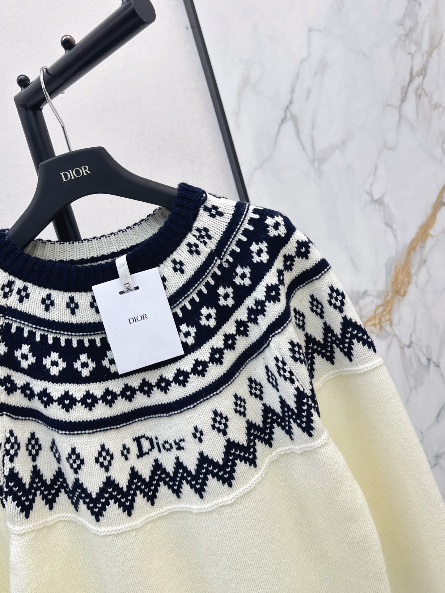 CD 26fw fair isle sweater