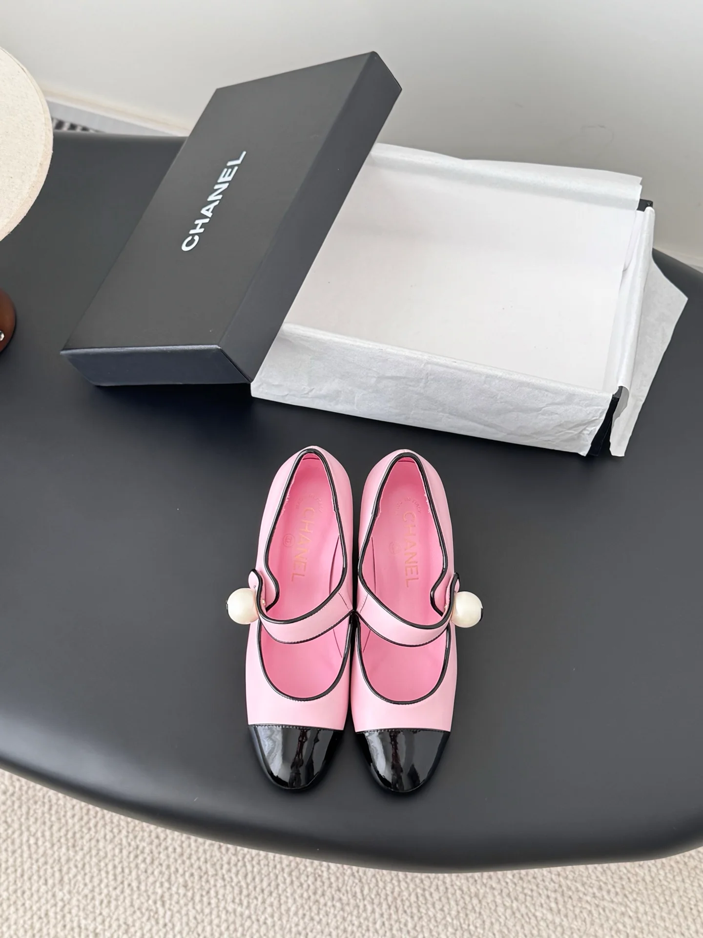 Chan 25fw mary jane chunky heel