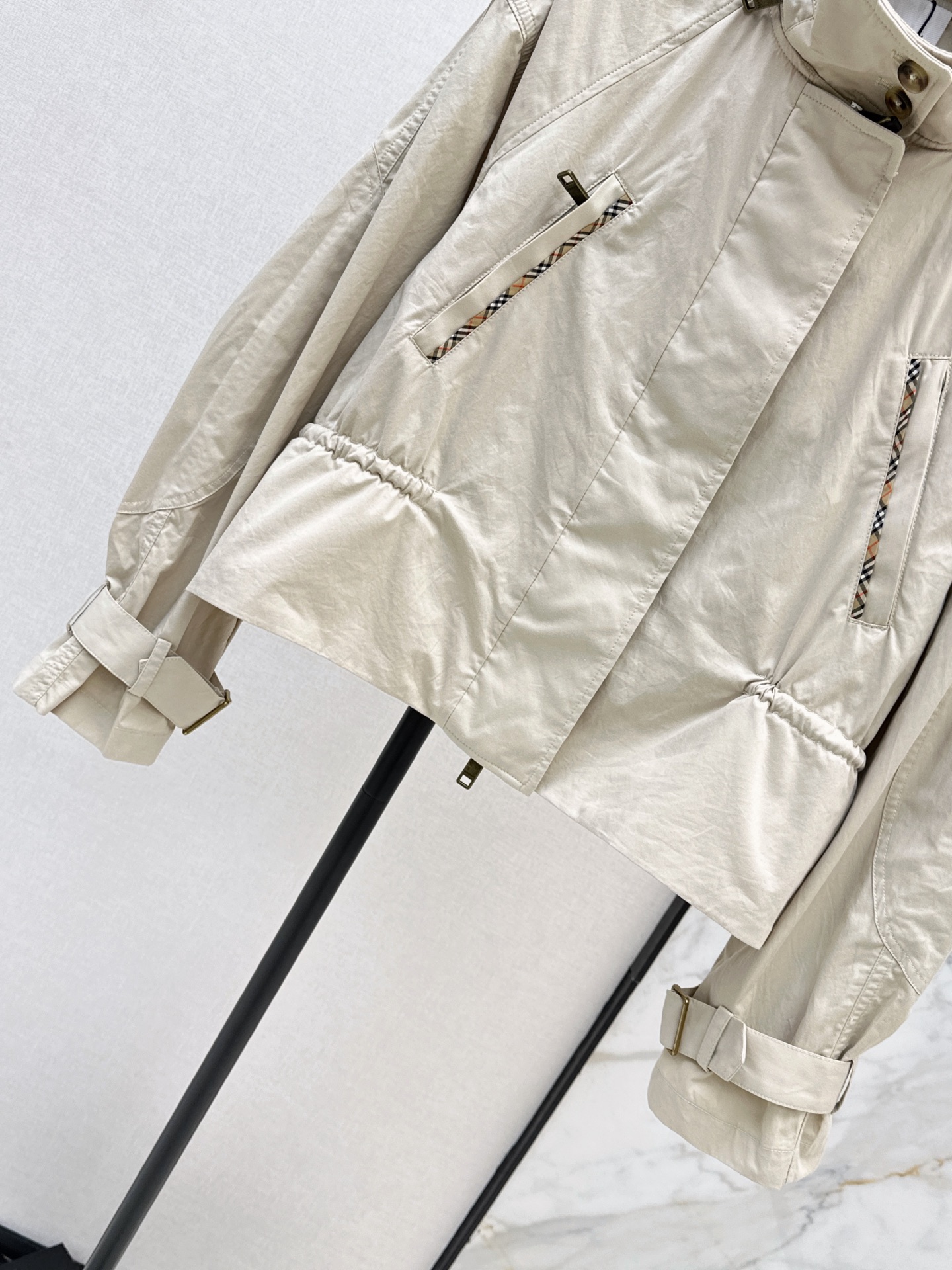 Bur 26fw hooded trench coats