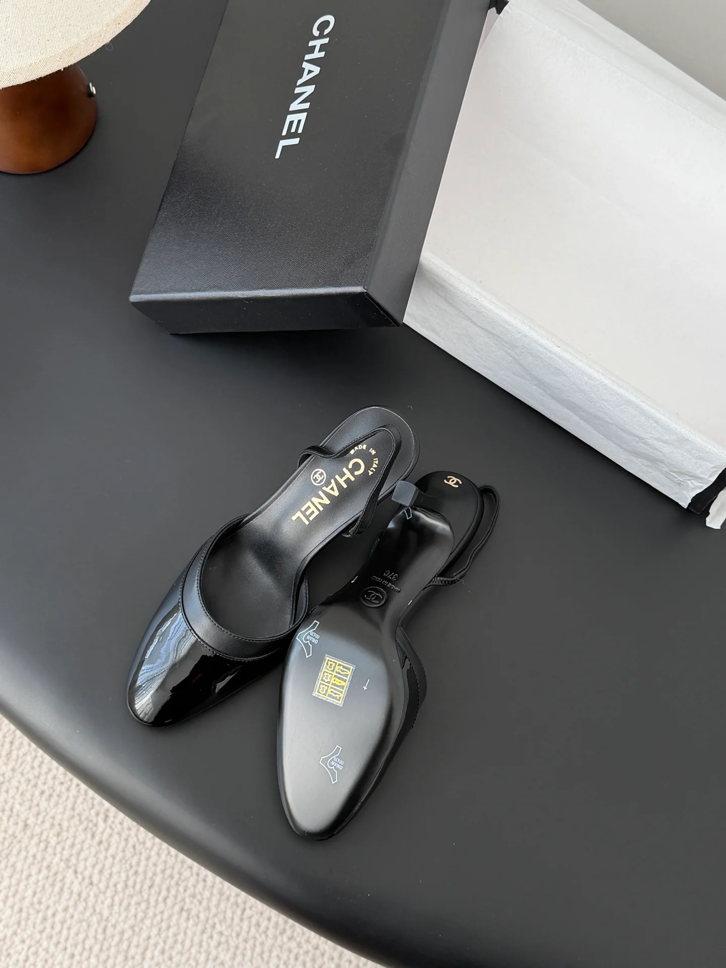 Chan 26ss mary jane slingback heel