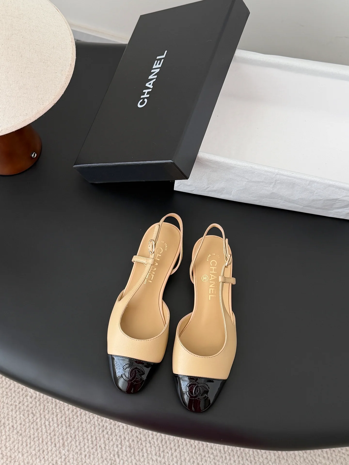 Chan 25fw slingback mary jane shoes