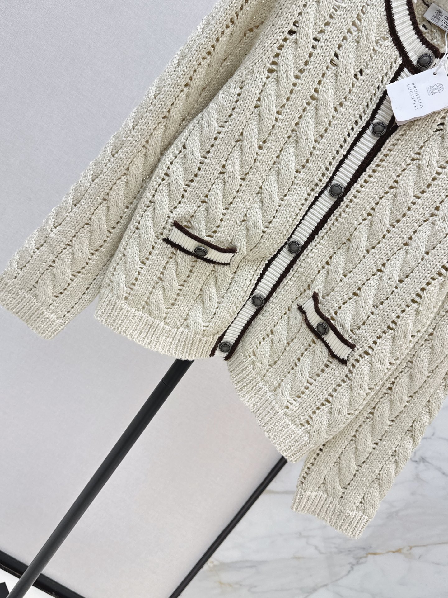 Brun 26fw knit cardigan