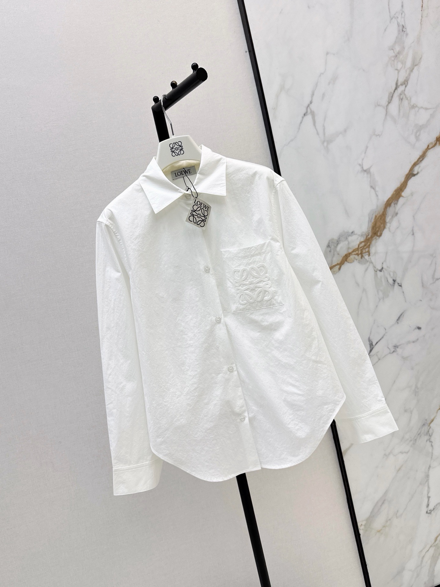 Loe 26ss embroidery shirt